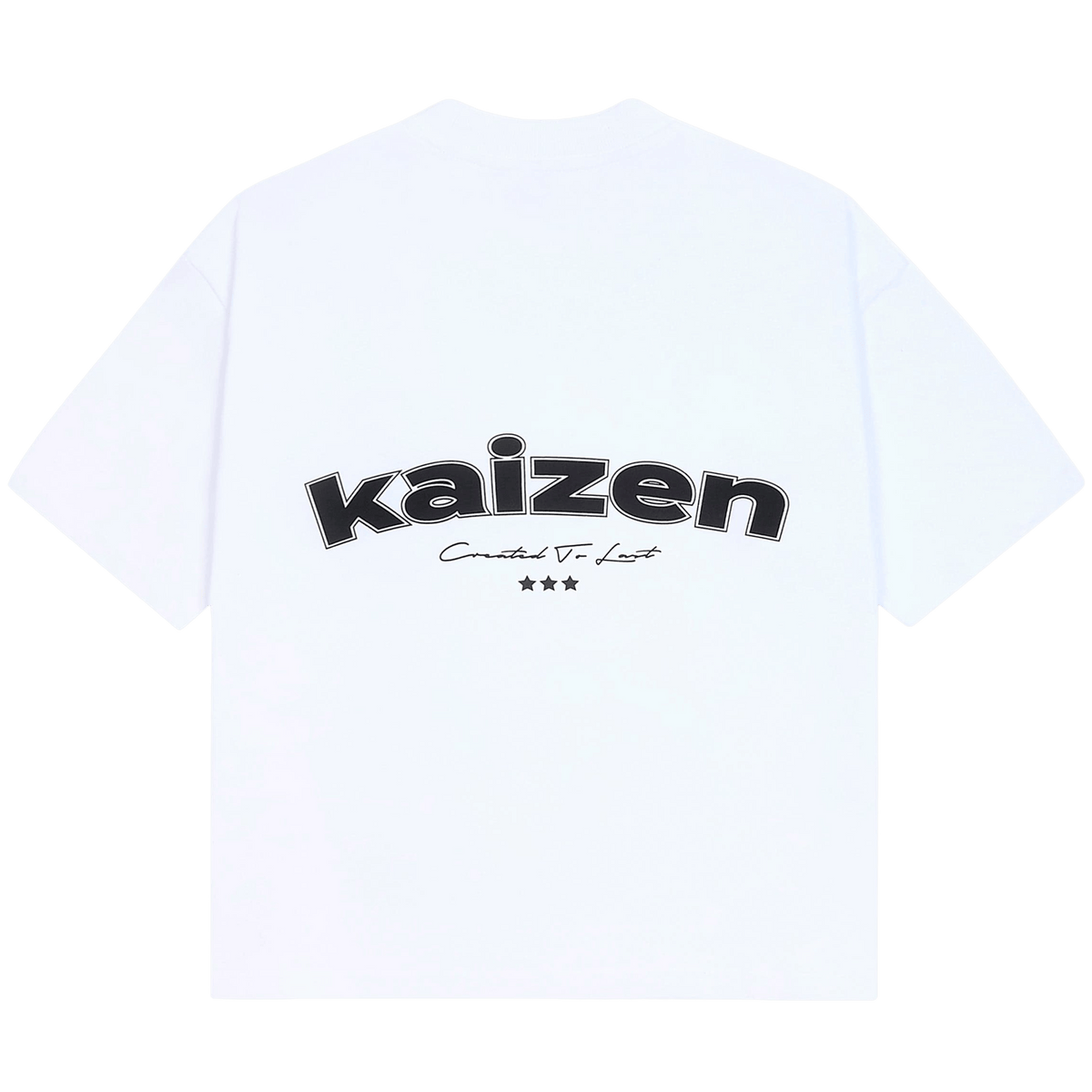 KAIZEN MARKET ARCH TEE WHITE — XS — Front View