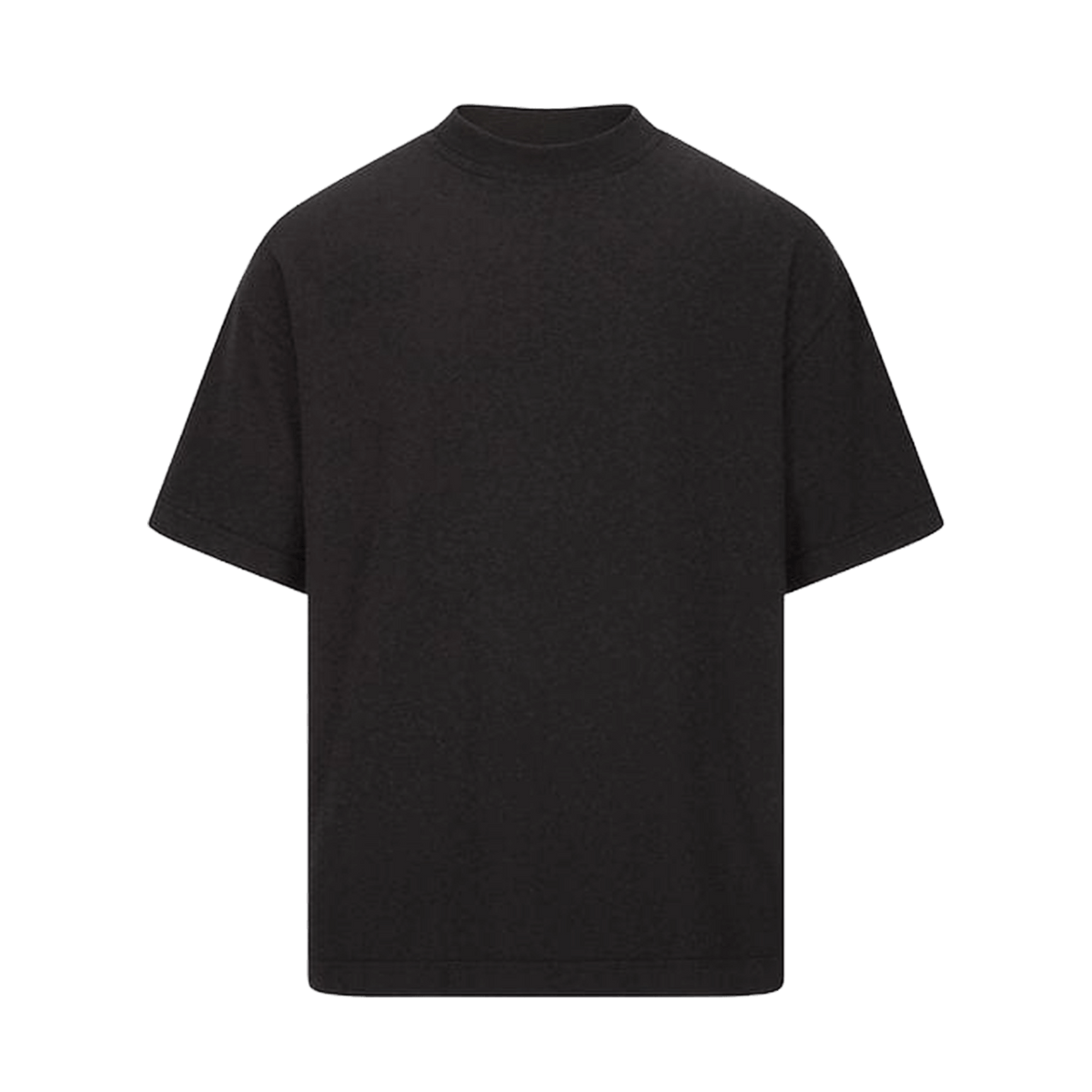 KAIZEN MARKET HEAVYWEIGHT BLACK TEE — SMALL — Front View