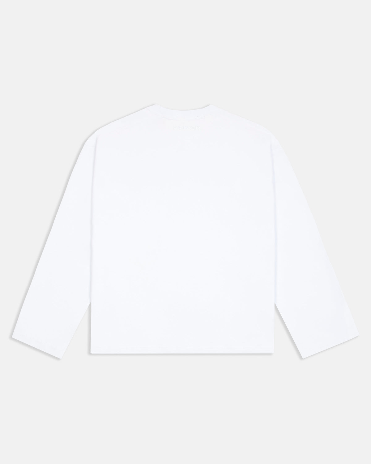 KAIZEN MARKET EVERYDAY LONGSLEEVE WHITE — XS — Side View