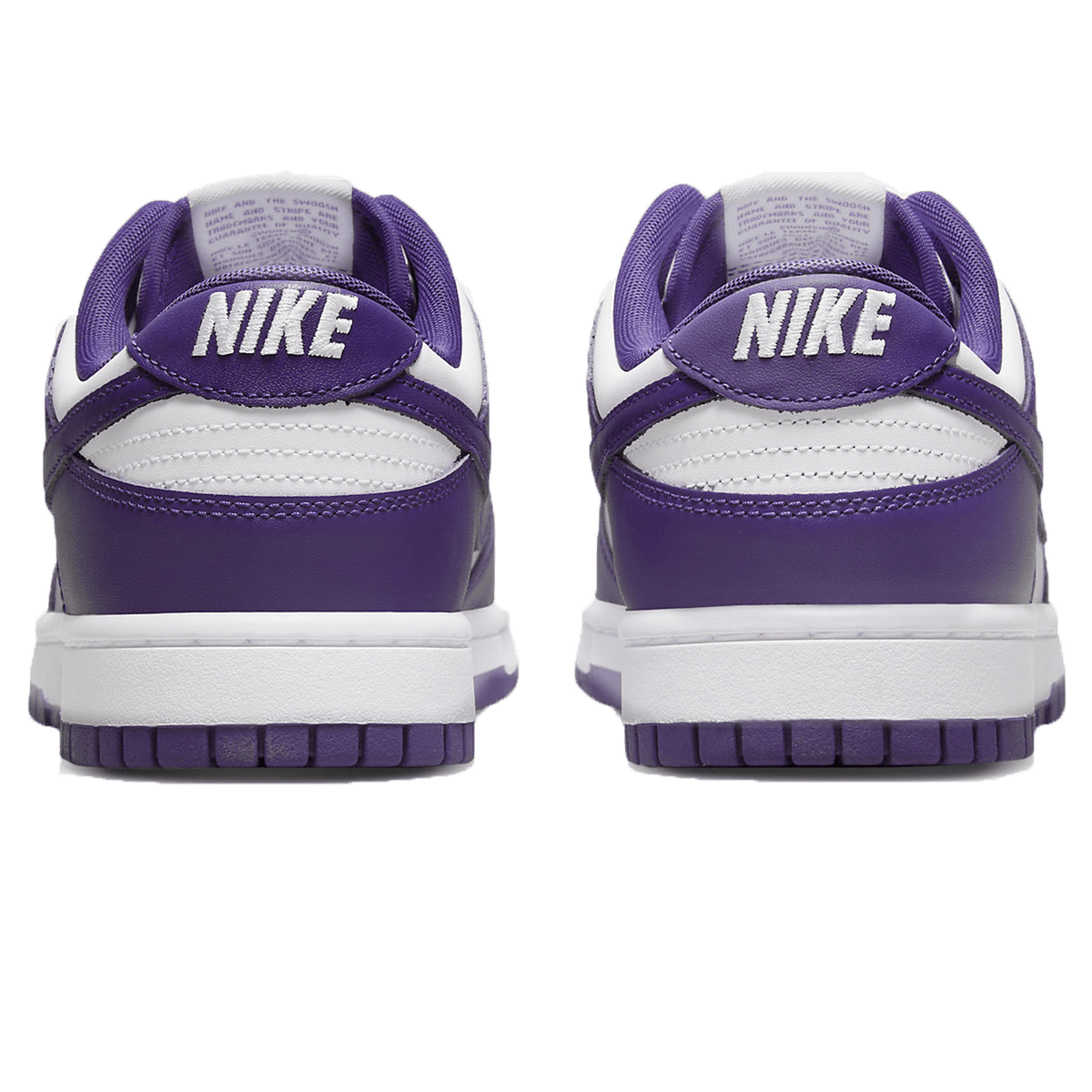 Nike Dunk Low 'Court Purple' — UK 3 | EU 35.5 | US 3.5 — Top View