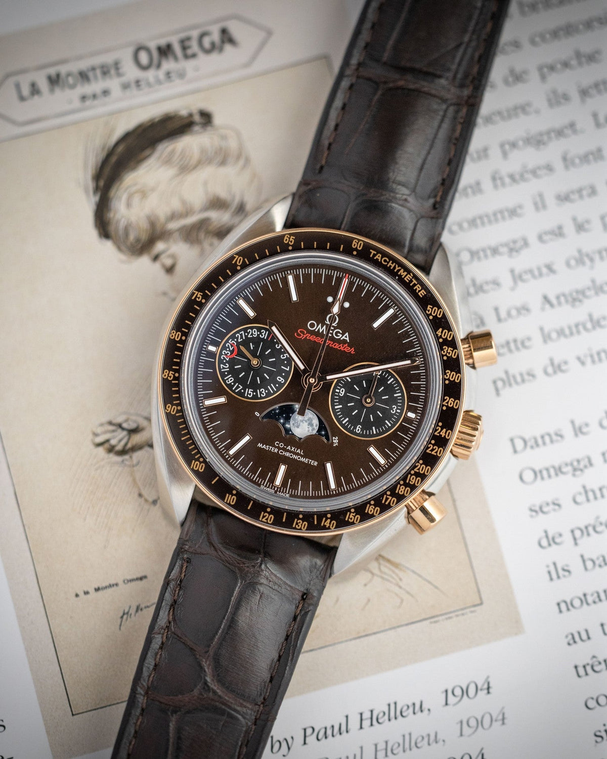 Omega Speedmaster Moonphase 304.23.44.52.13.001