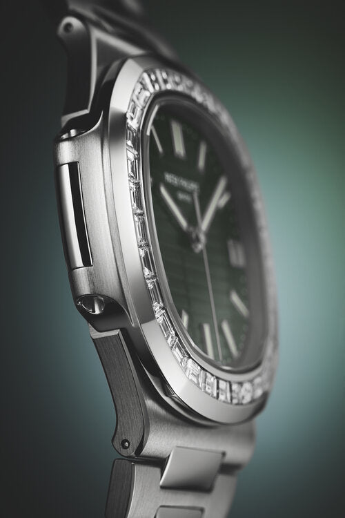 Patek Philippe 5711/1300A – Stainless Steel with Diamond Bezel
