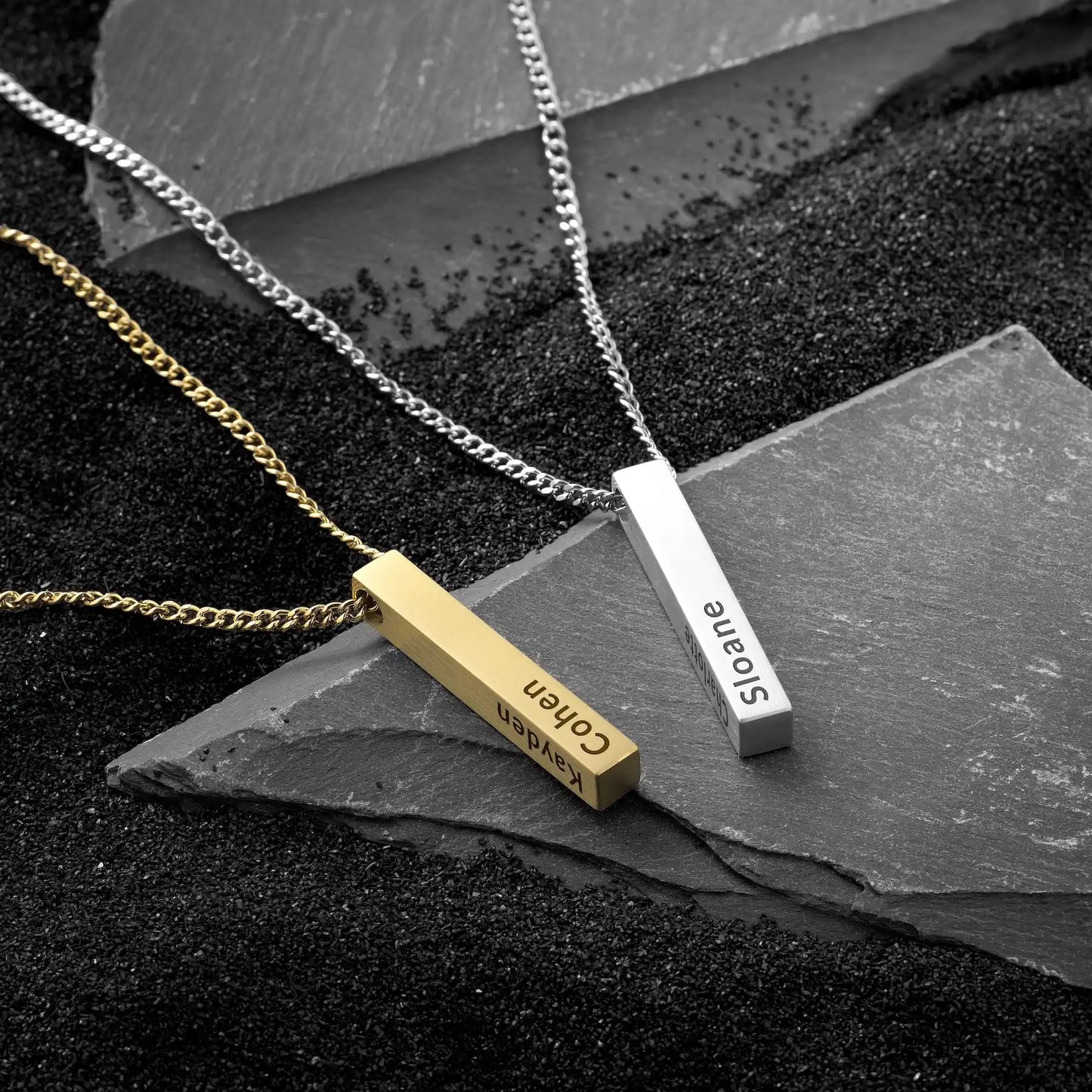 Pillar Pendant - Silver