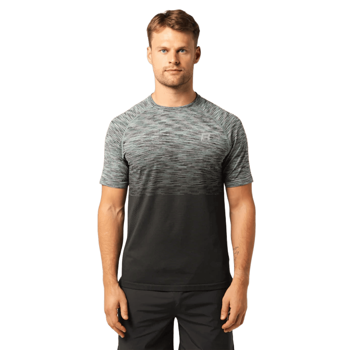 Reprimo Axis T-Shirt 'Lagoon Black Sand' — XXS — Front View