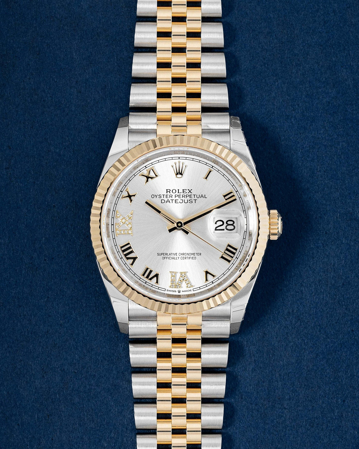 Rolex Datejust Two Tone Yellow Gold 126233