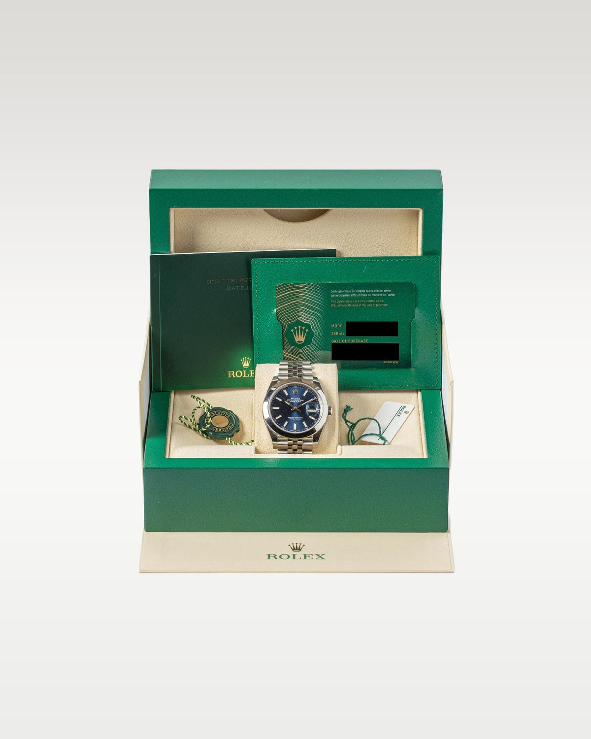 Rolex Datejust Blue Dial Jubilee 126300