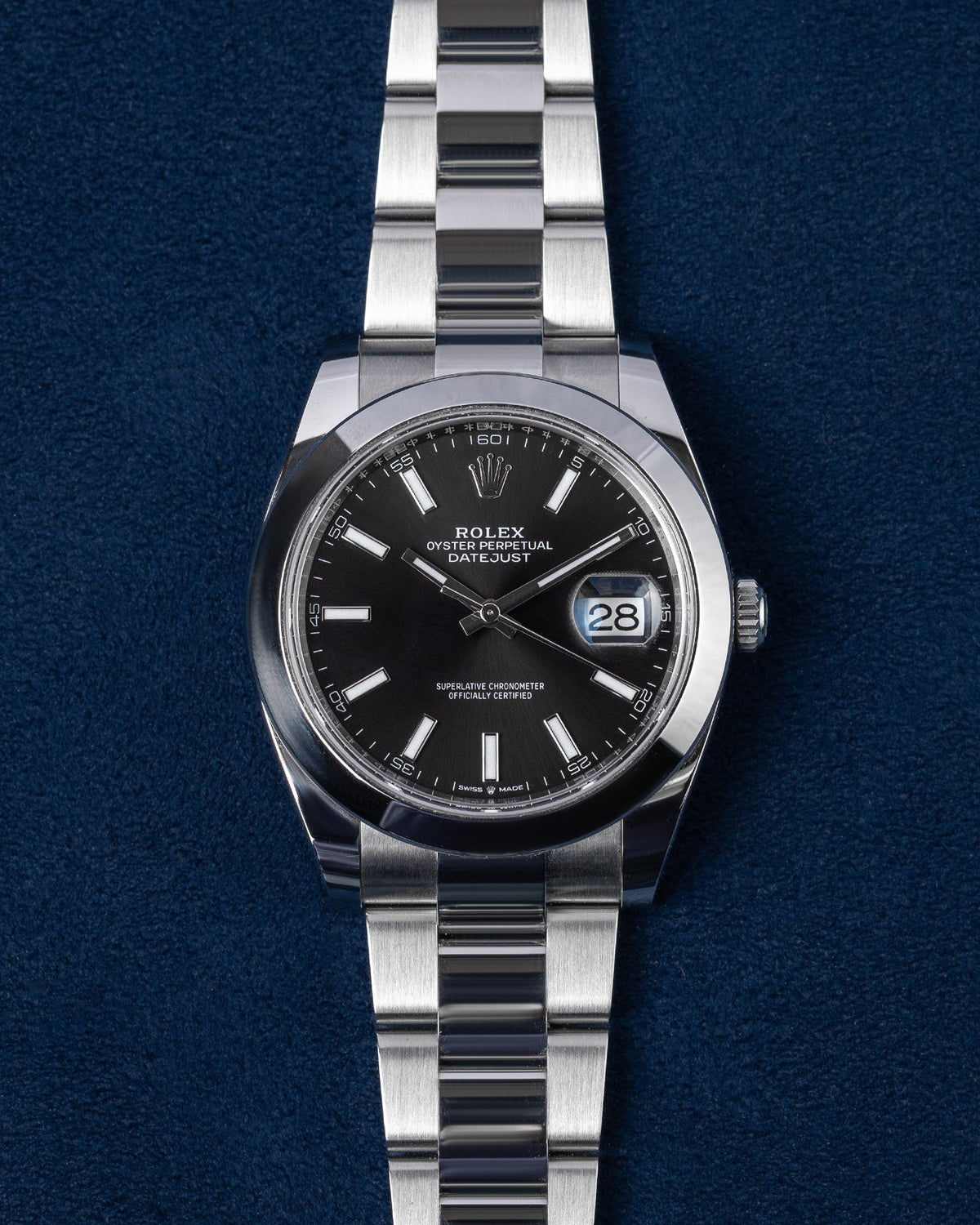 Rolex Datejust Black Dial 126300