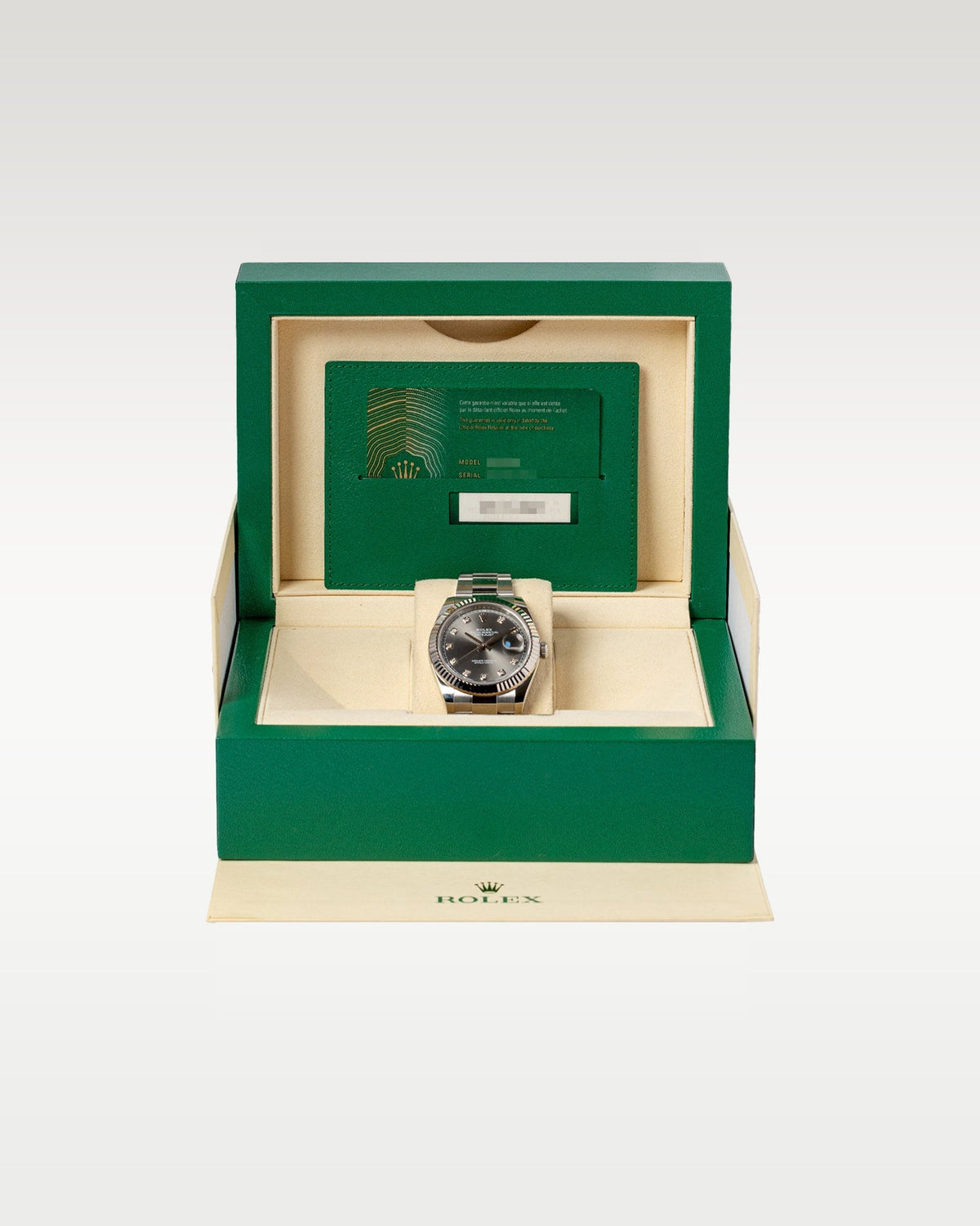 Rolex Datejust Slate Diamond 126334