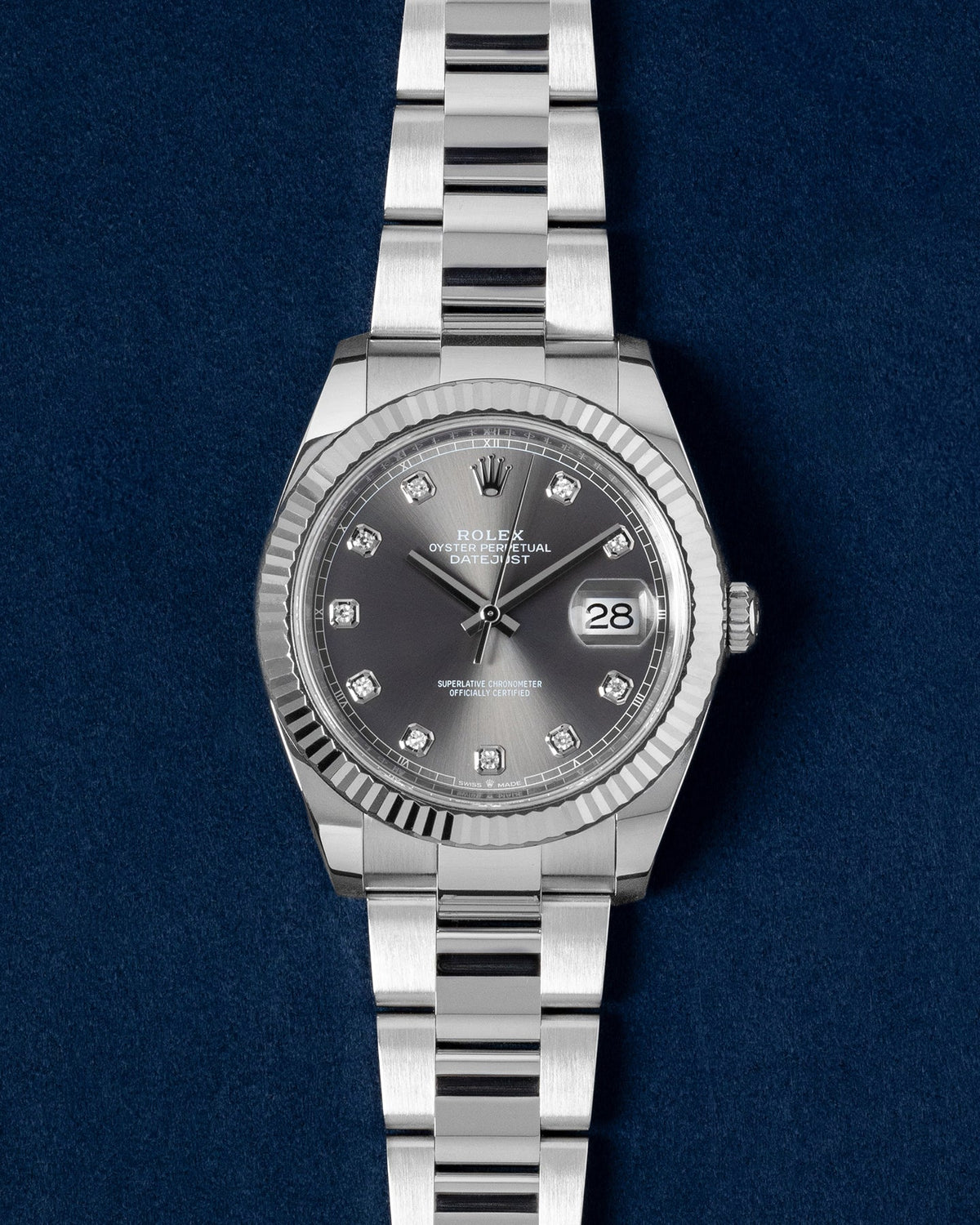 Rolex Datejust Slate Diamond 126334
