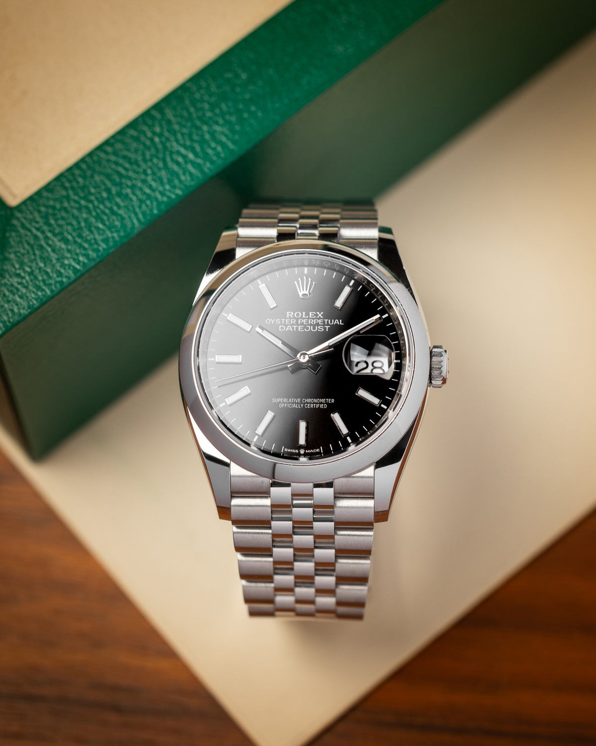 Rolex Datejust Black Dial 126200