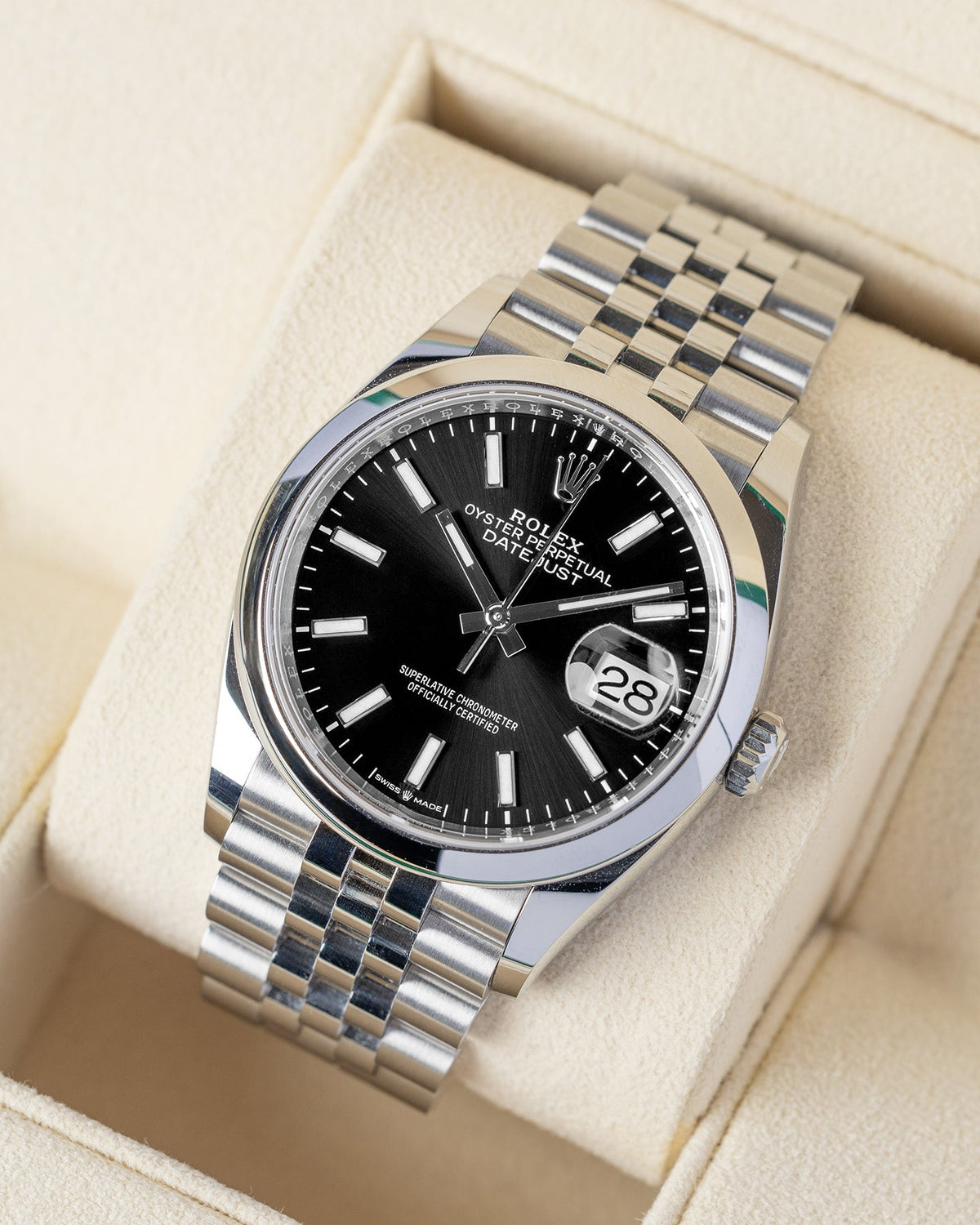 Rolex Datejust Black Dial 126200