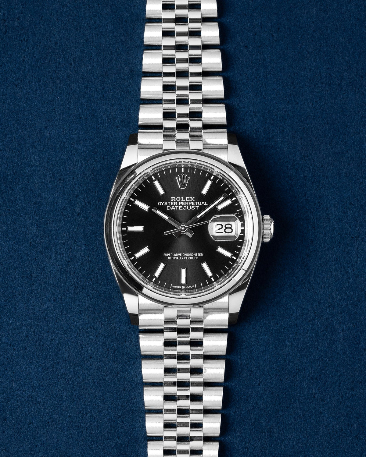 Rolex Datejust Black Dial 126200