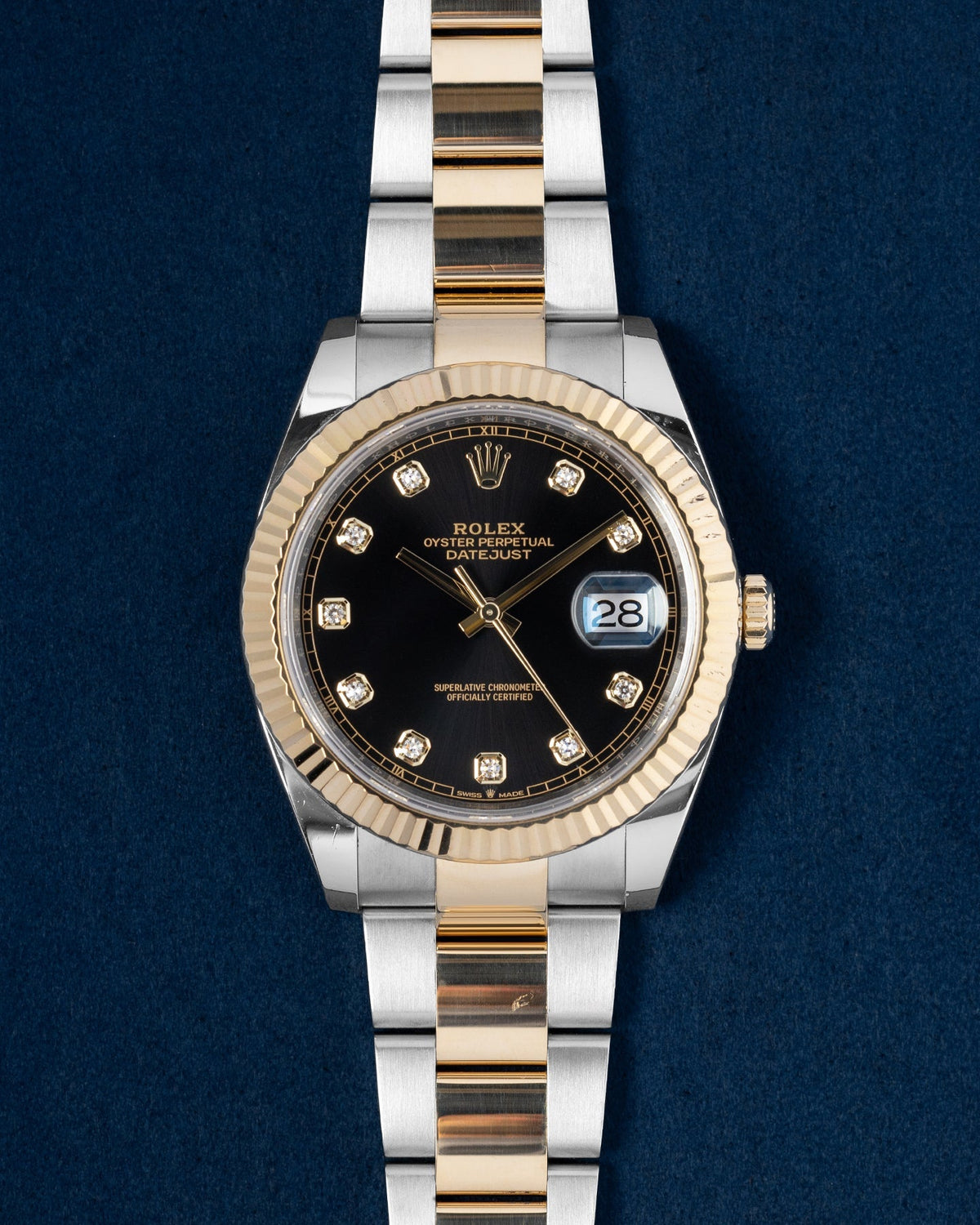Rolex Datejust Black Diamond Dial 126333