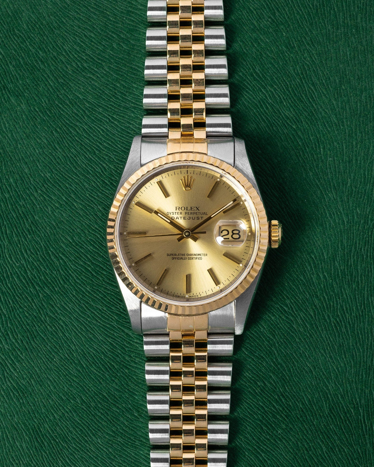 Rolex Datejust Champagne Dial 16233