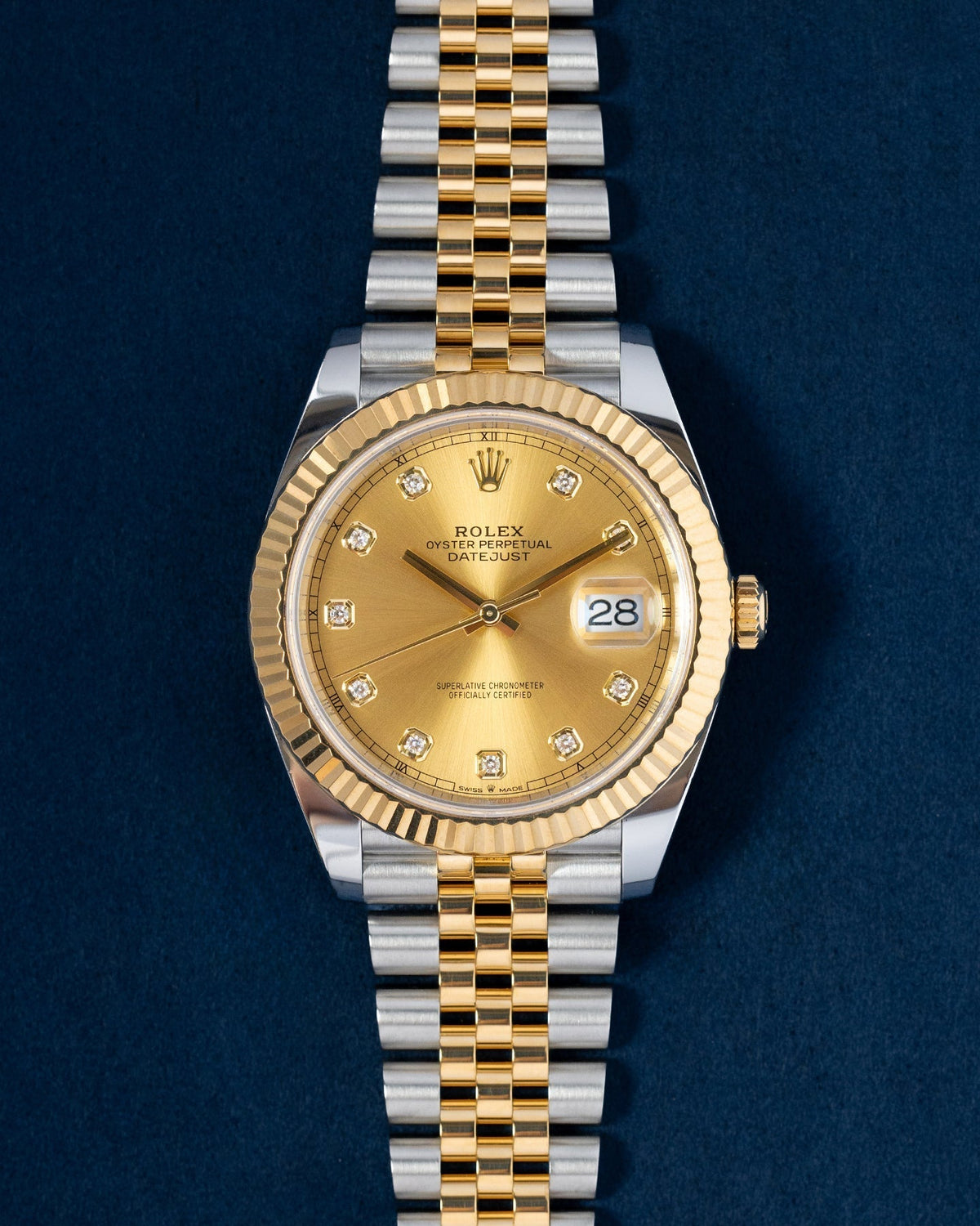 Rolex Datejust Gold Dial 126333