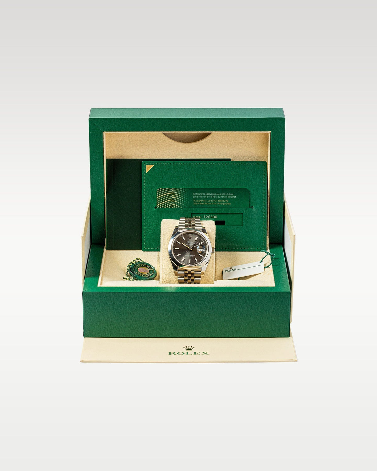 Rolex Datejust Grey Dial 126300