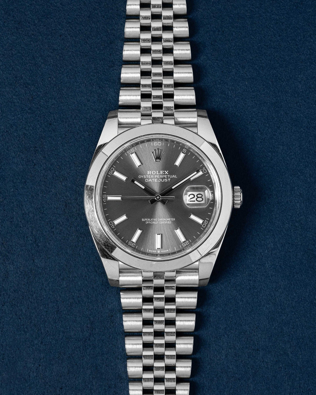 Rolex Datejust Grey Dial 126300