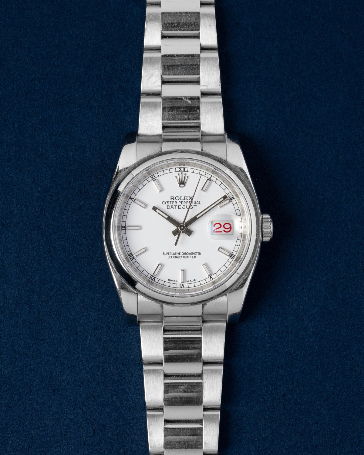 Rolex Datejust White Dial 116200