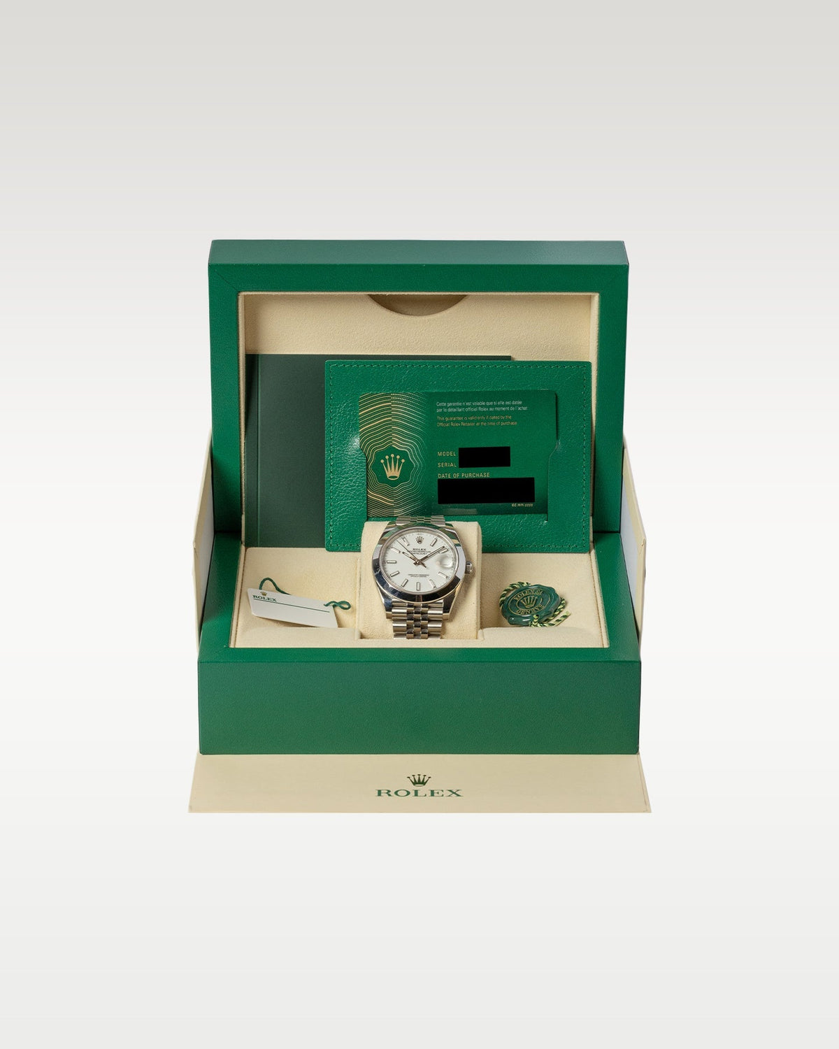 Rolex Datejust White Dial 126300