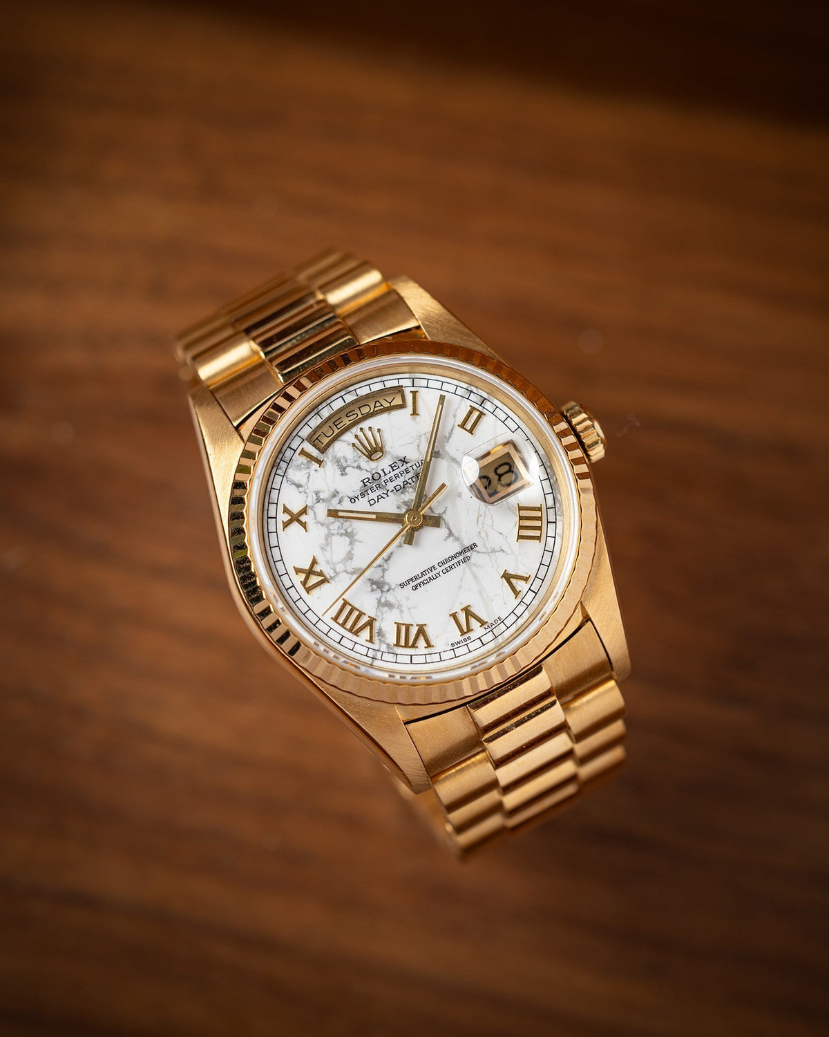 Rolex Day-Date Marble Dial 18238