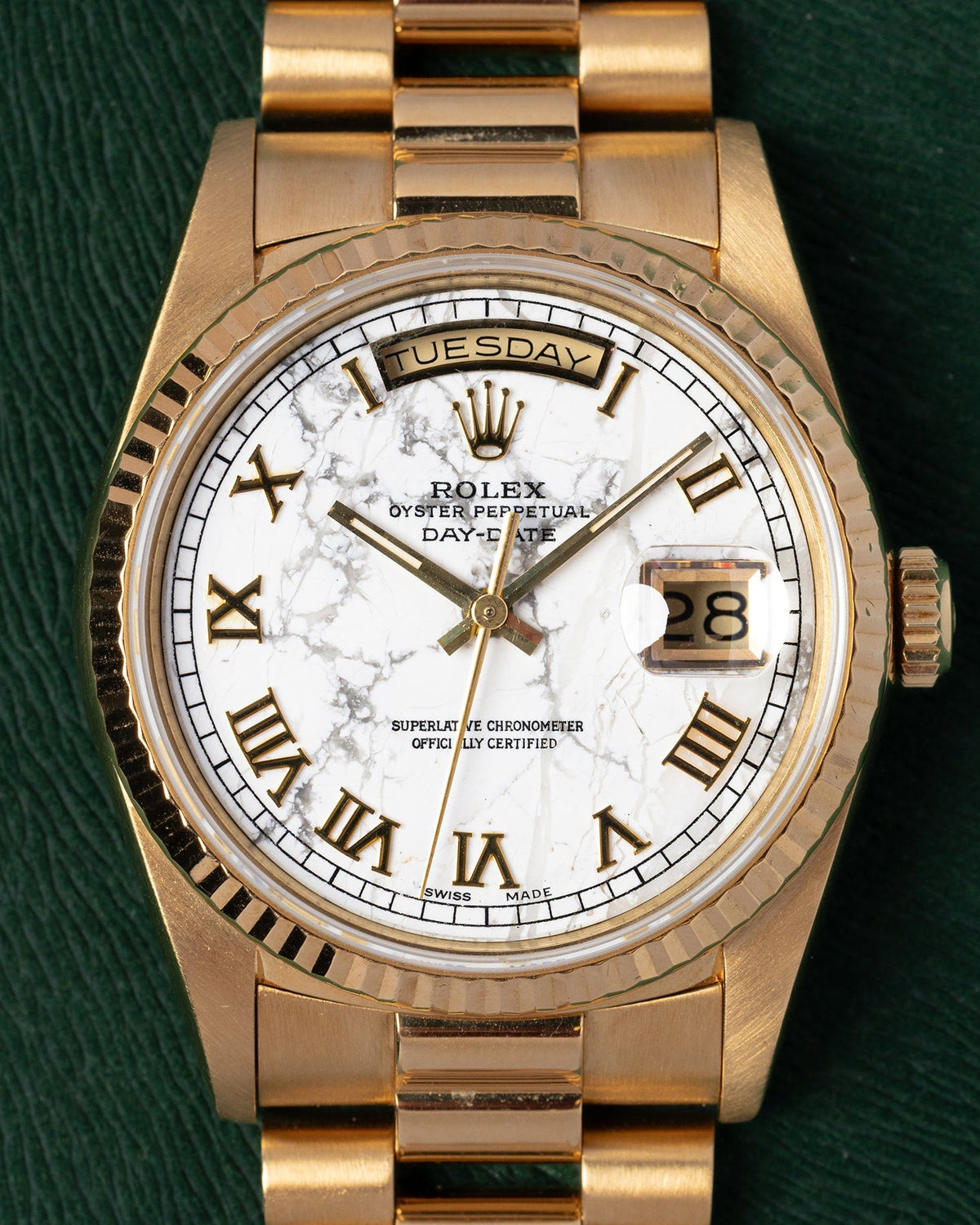 Rolex Day-Date Marble Dial 18238