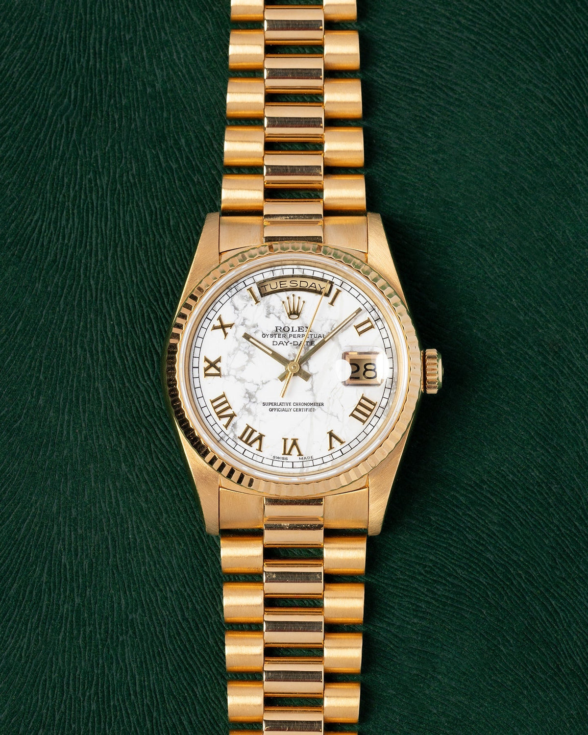 Rolex Day-Date Marble Dial 18238