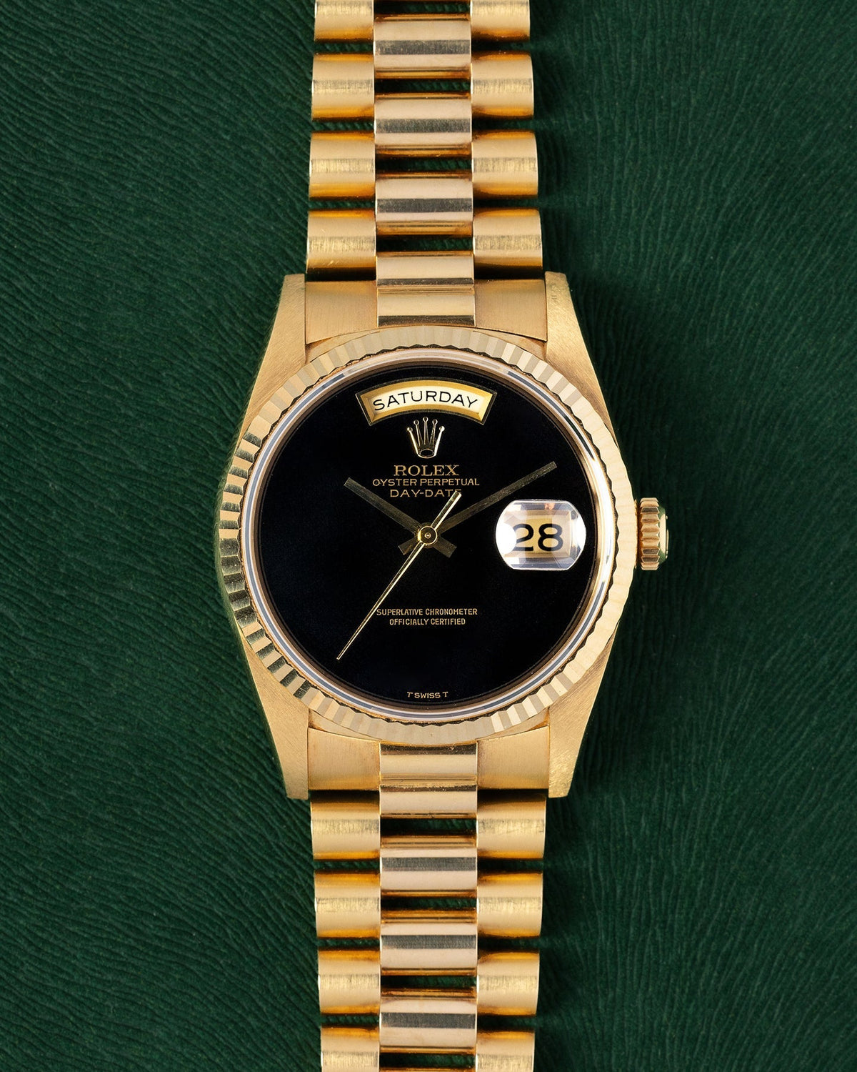Rolex Day-Date Black Dial 18238