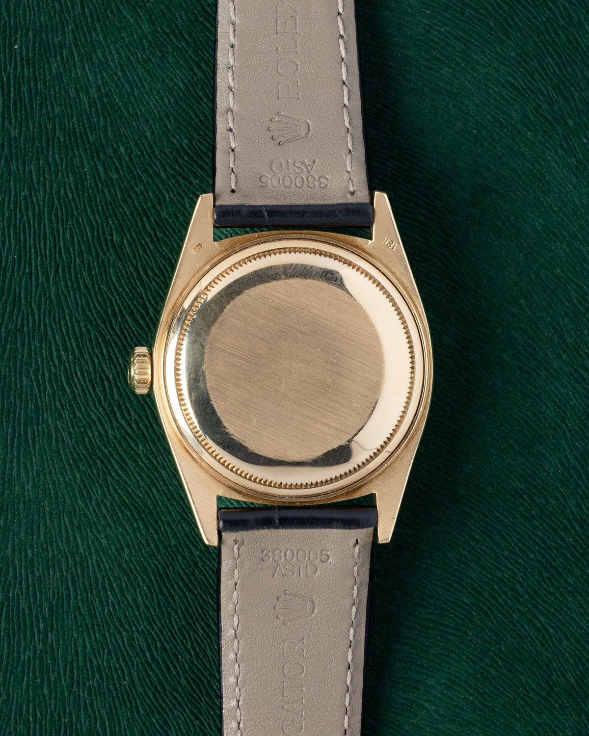 Rolex Day-Date Silver Leather 1803