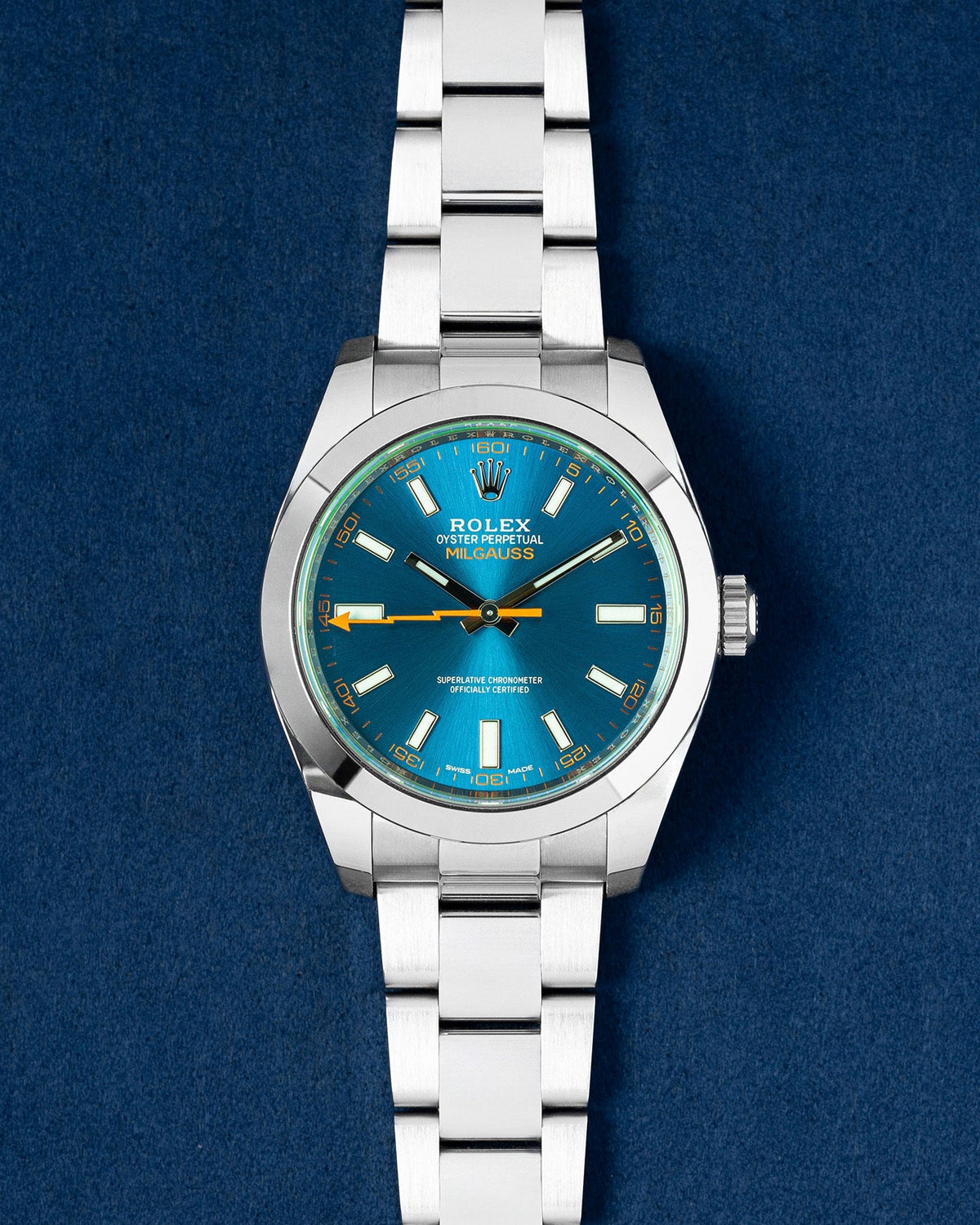 Rolex Milgauss Blue Dial 116400GV