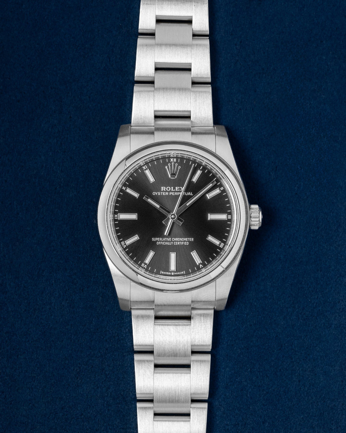 Rolex Oyster Perpetual Black Dial 124200