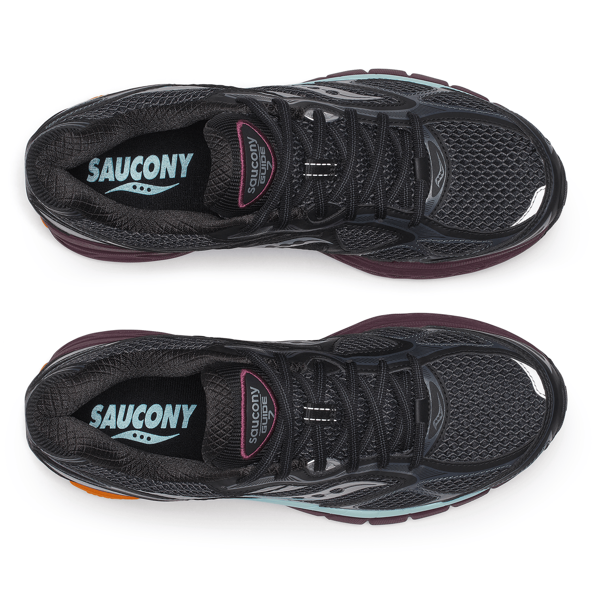 Saucony Progrid Guide 7 'Black Multi' — UK 1 — Top View