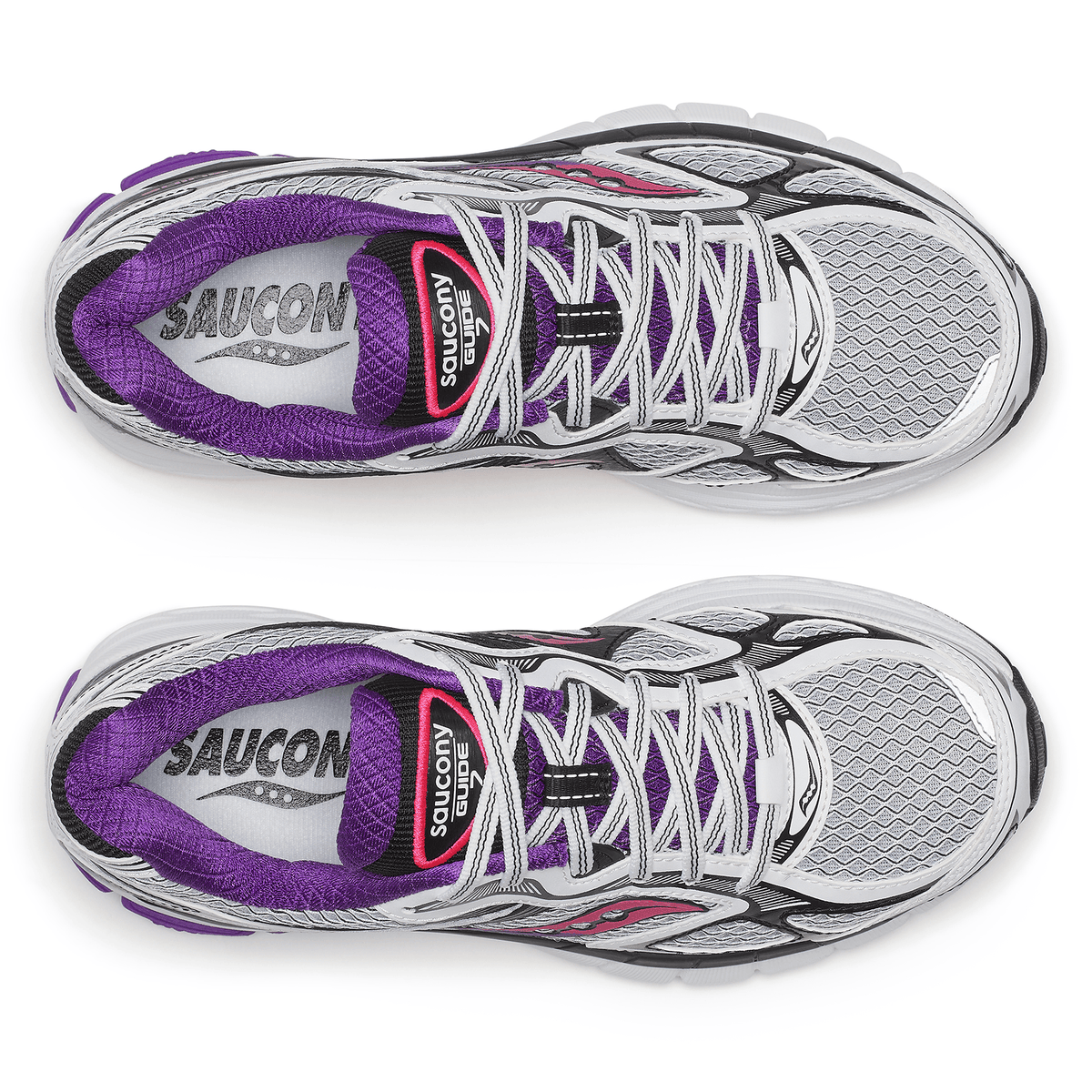Saucony Progrid Guide 7 'White Drupe' — UK 1 — Top View