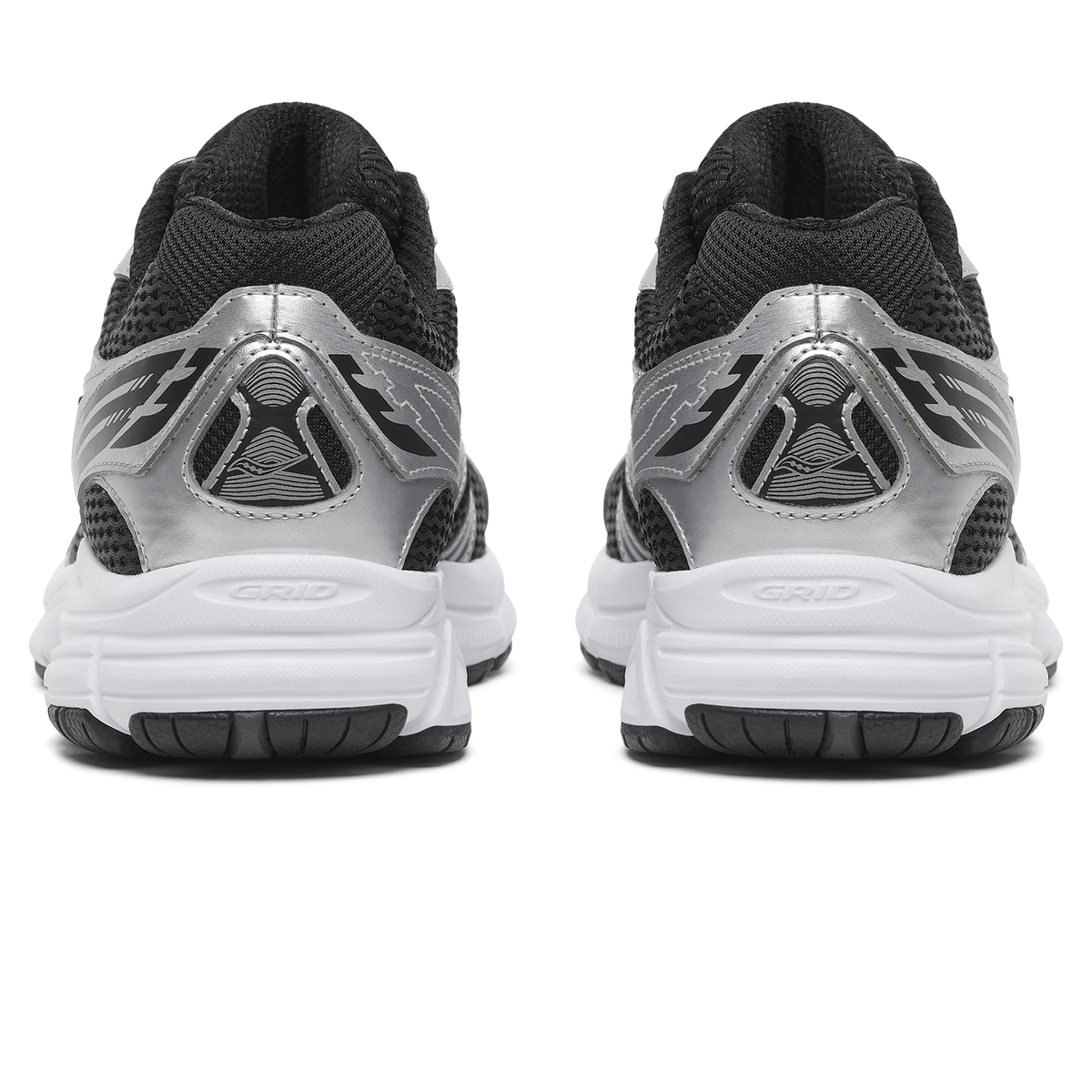 Saucony Grid Legacy 'Silver Black' — UK 1 — Top View