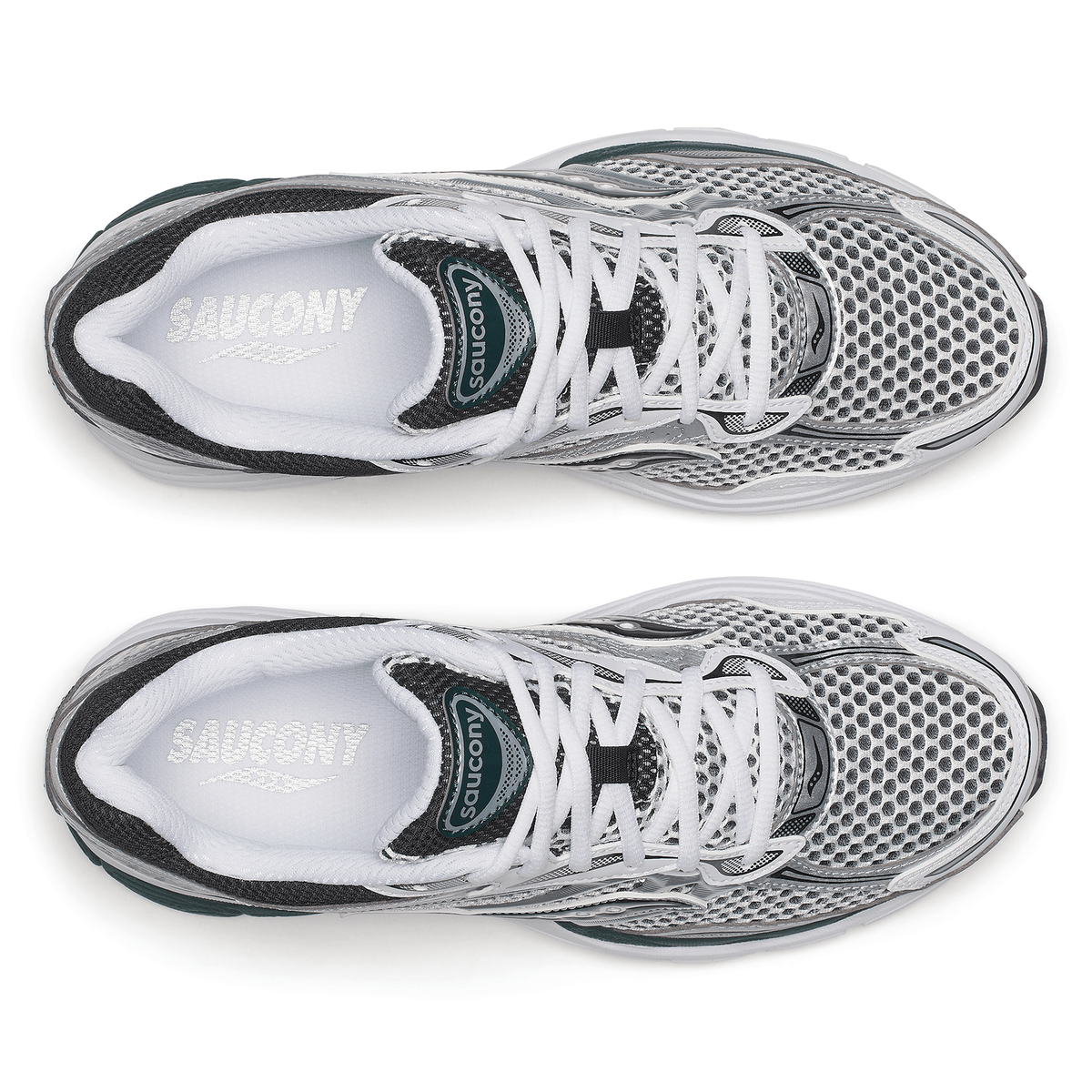 Saucony Progrid Omni 9 'White Pine Green' — UK 1 — Detail View