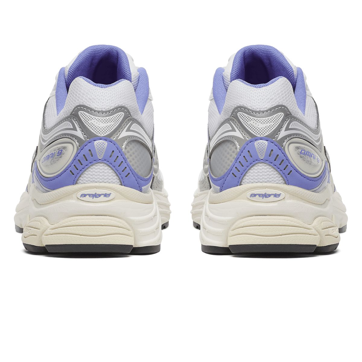 Saucony Progrid Omni 9 'White Purple' — UK 1 — Top View