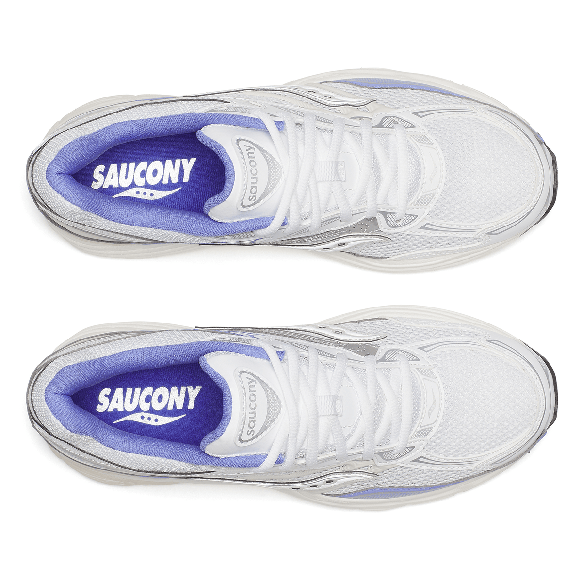 Saucony Progrid Omni 9 'White Purple' — UK 1 — Detail View
