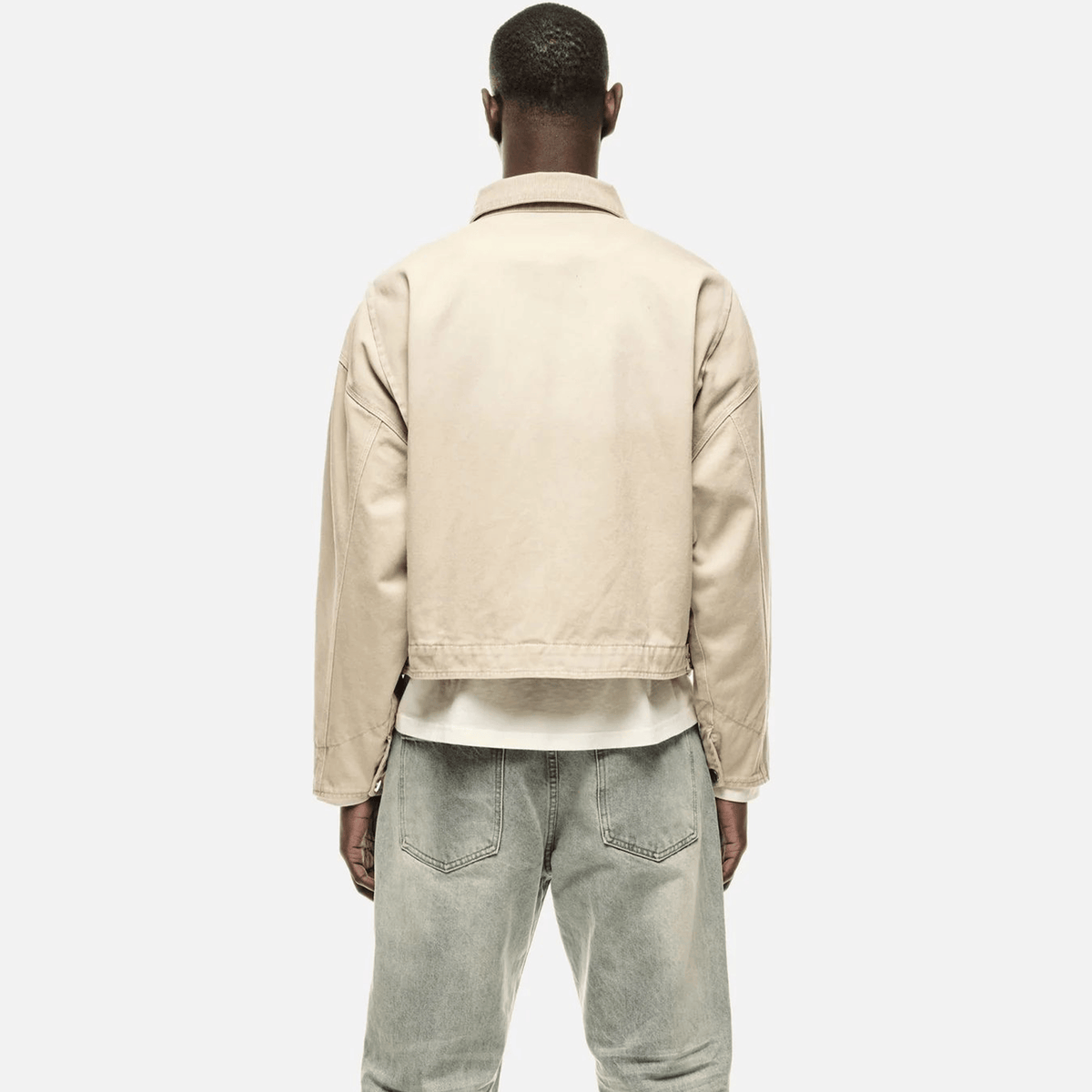 Summit Workers Jacket 'Vintage Beige' — XXS — Top View