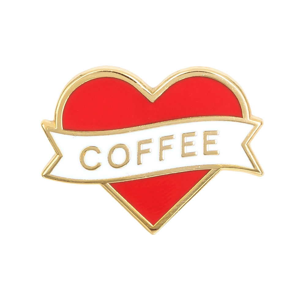 These are Things Heart Coffee Enamel Pin
