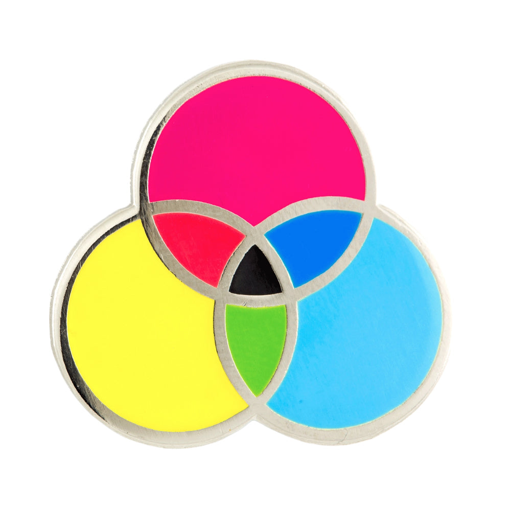 These are Things CMYK Enamel Pin