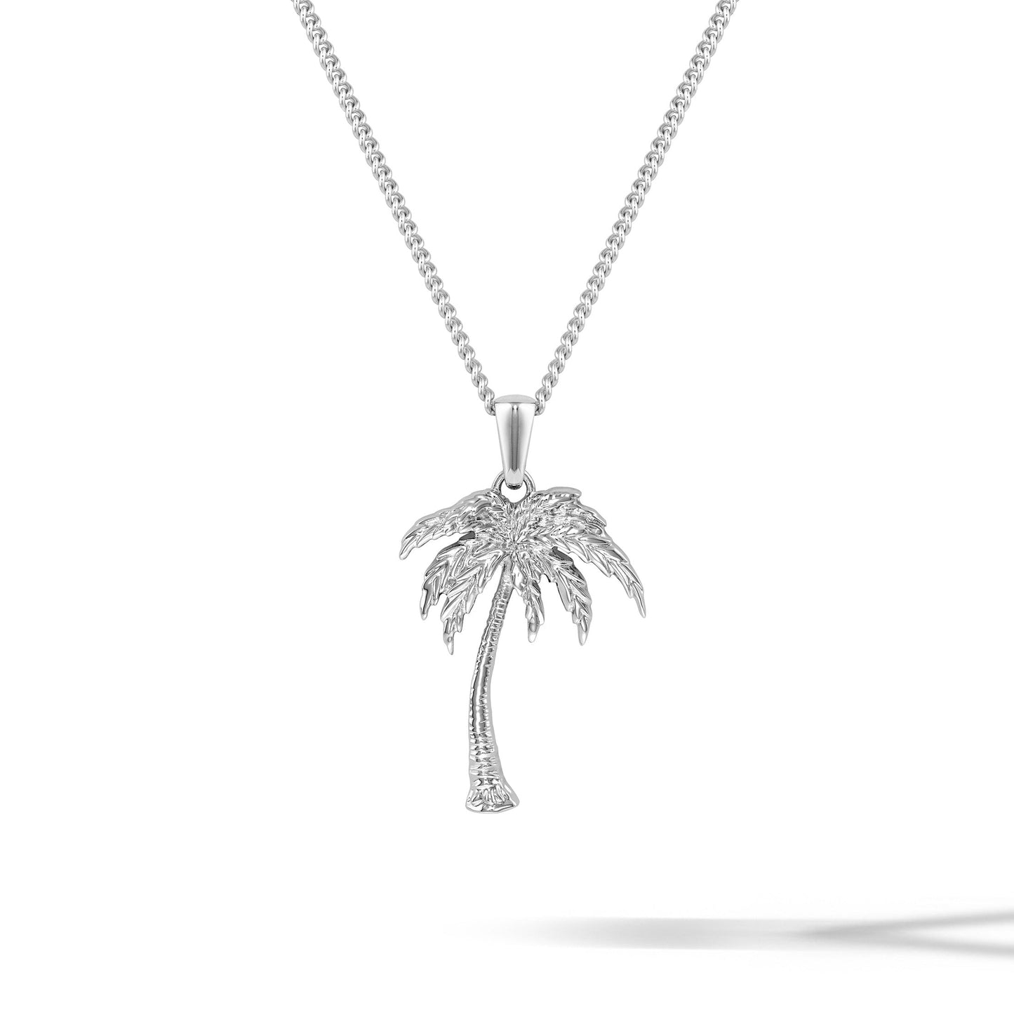 Unshakeable: Palm Tree Pendant - Silver