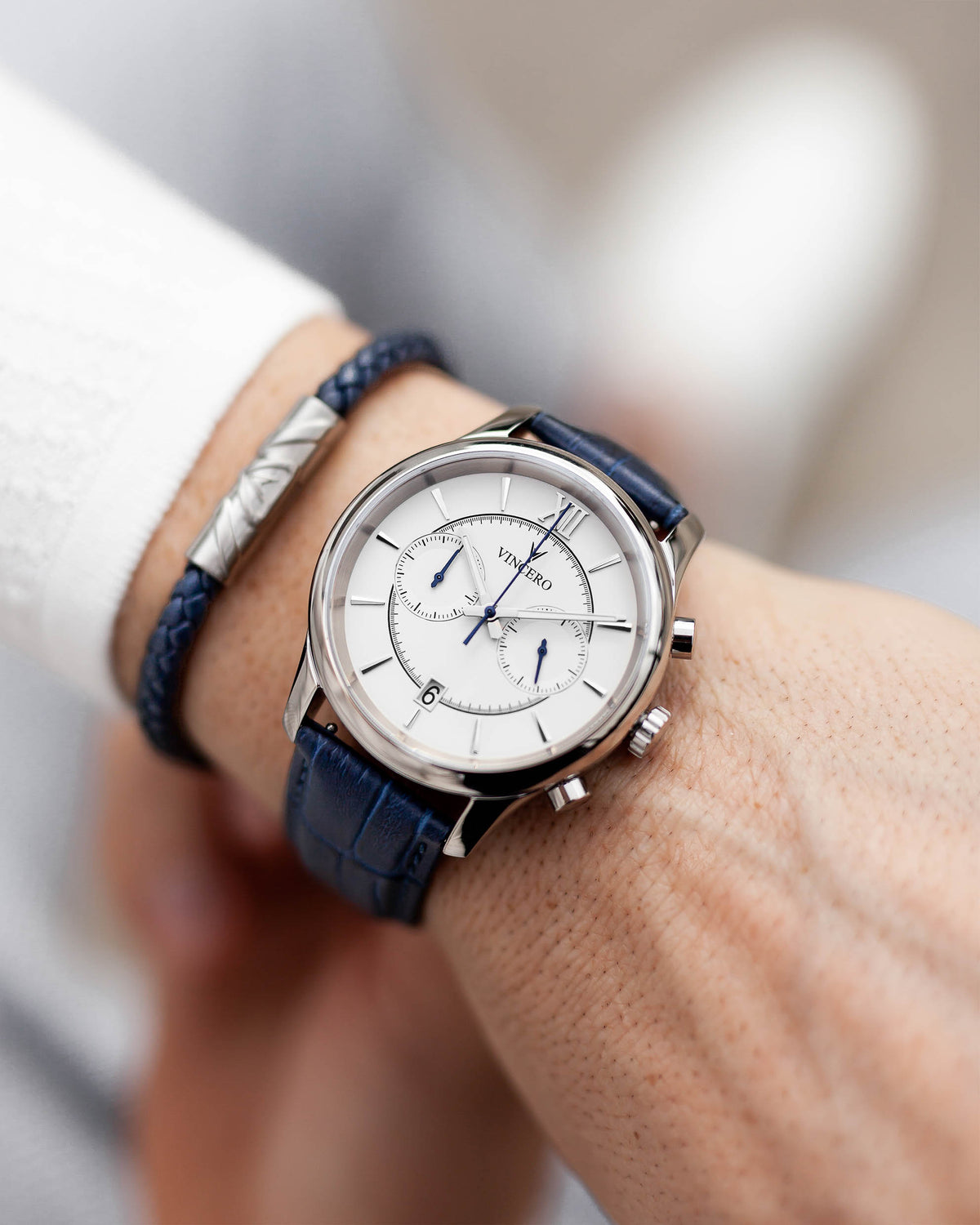 The Delta Single - Navy/Silver