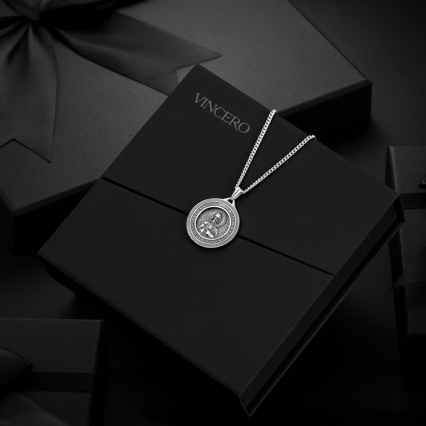 St. Jude Pendant - Sterling Silver