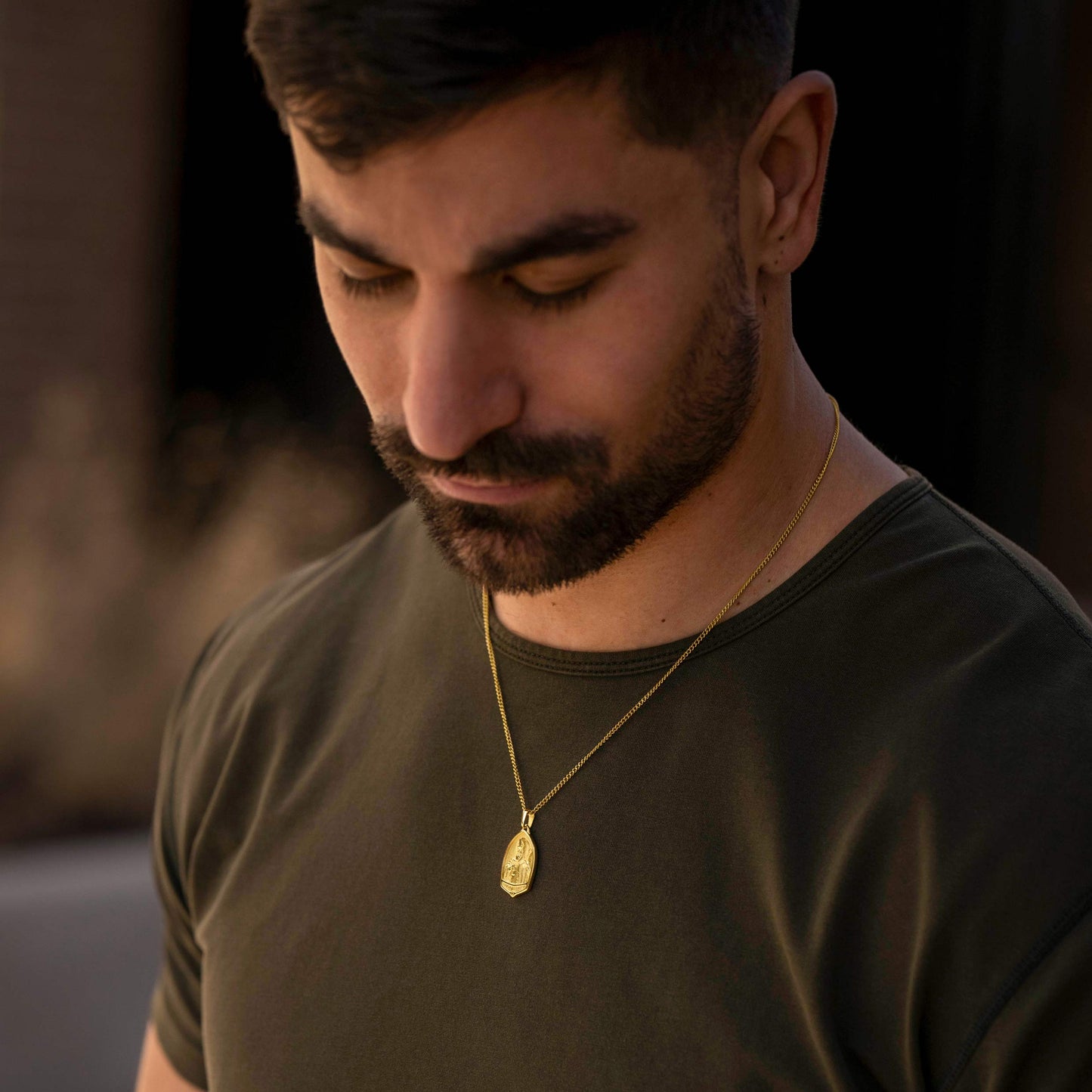 St. Patrick Pendant - 14K Gold