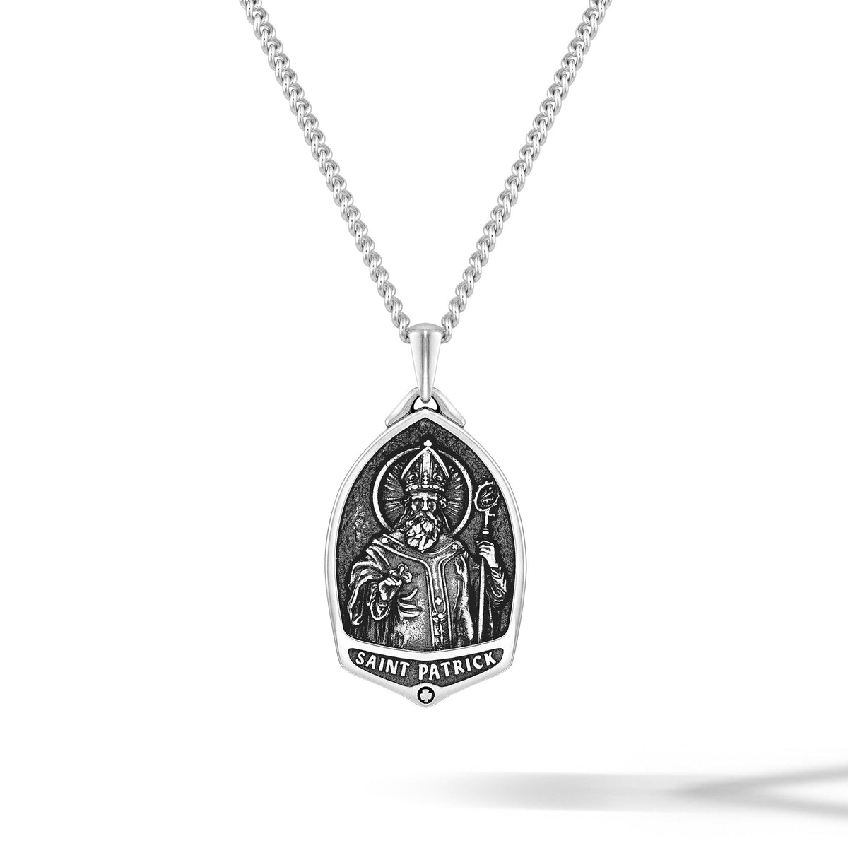 St. Patrick Pendant - Sterling Silver