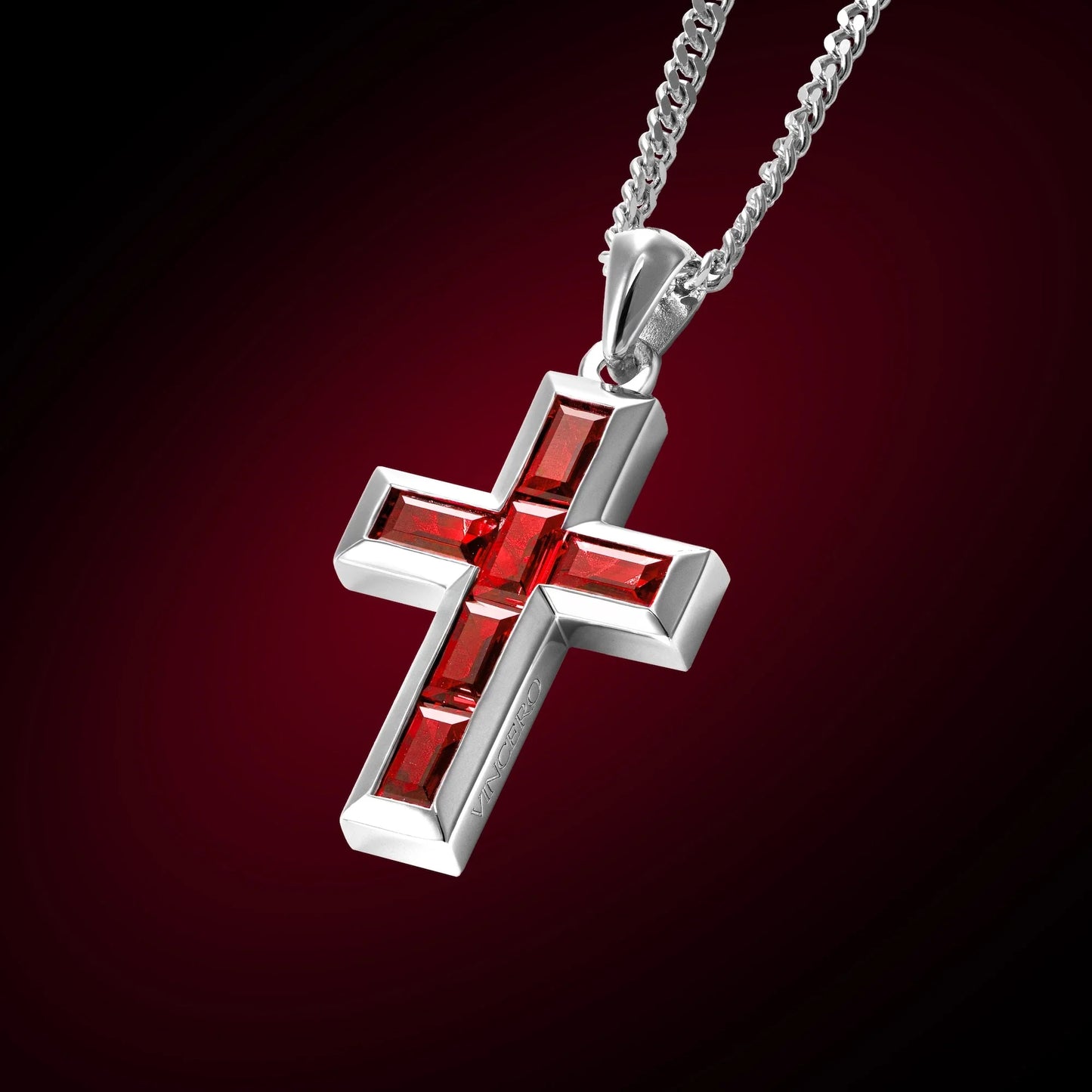 Stone Cross Set - Ruby Set