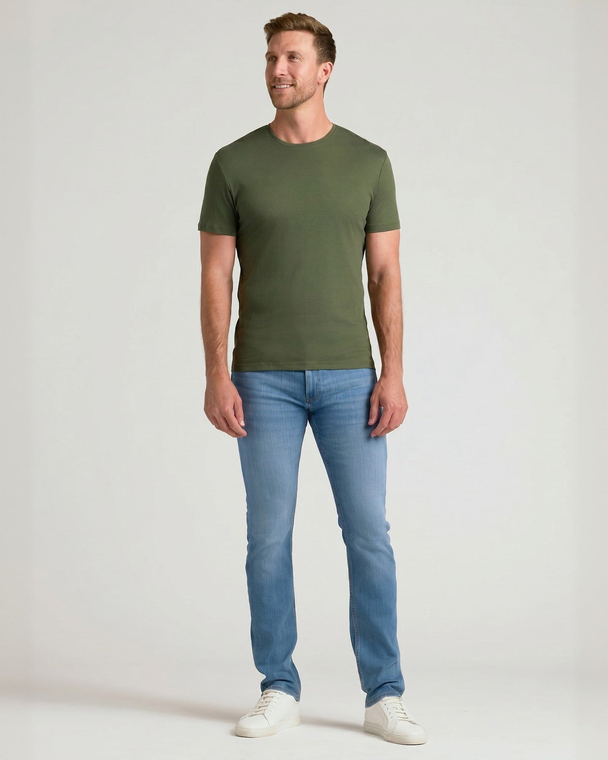 Pima Cotton Blend Crew 2-Pack