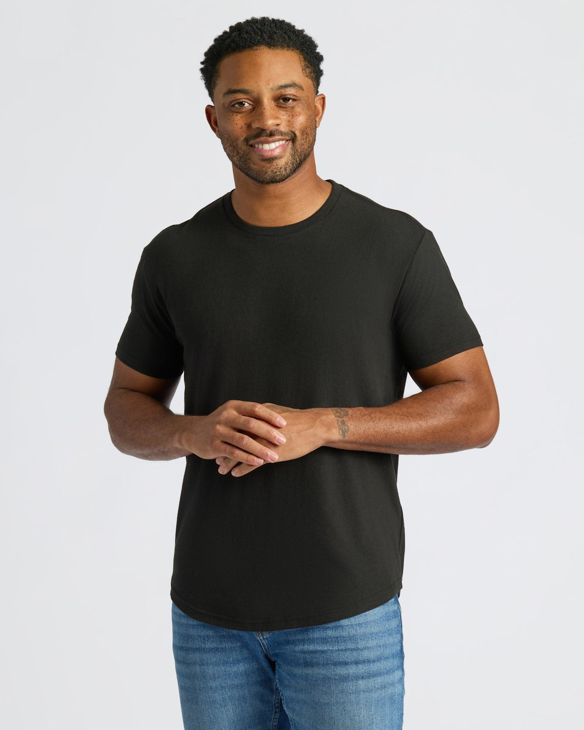 Curved Hem Classic Crew Neck 10-Pack