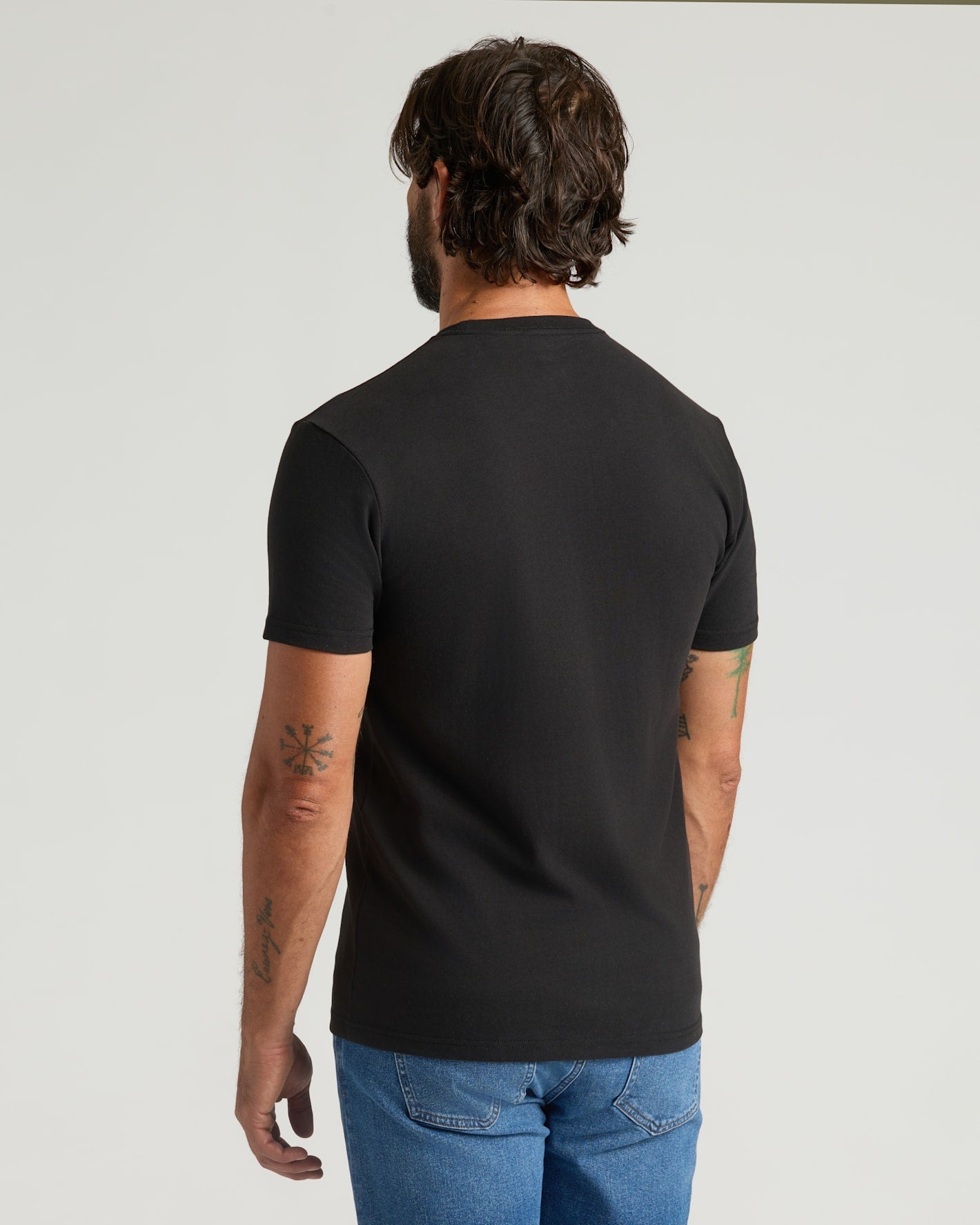 All Black Heavyweight Crew 3-Pack