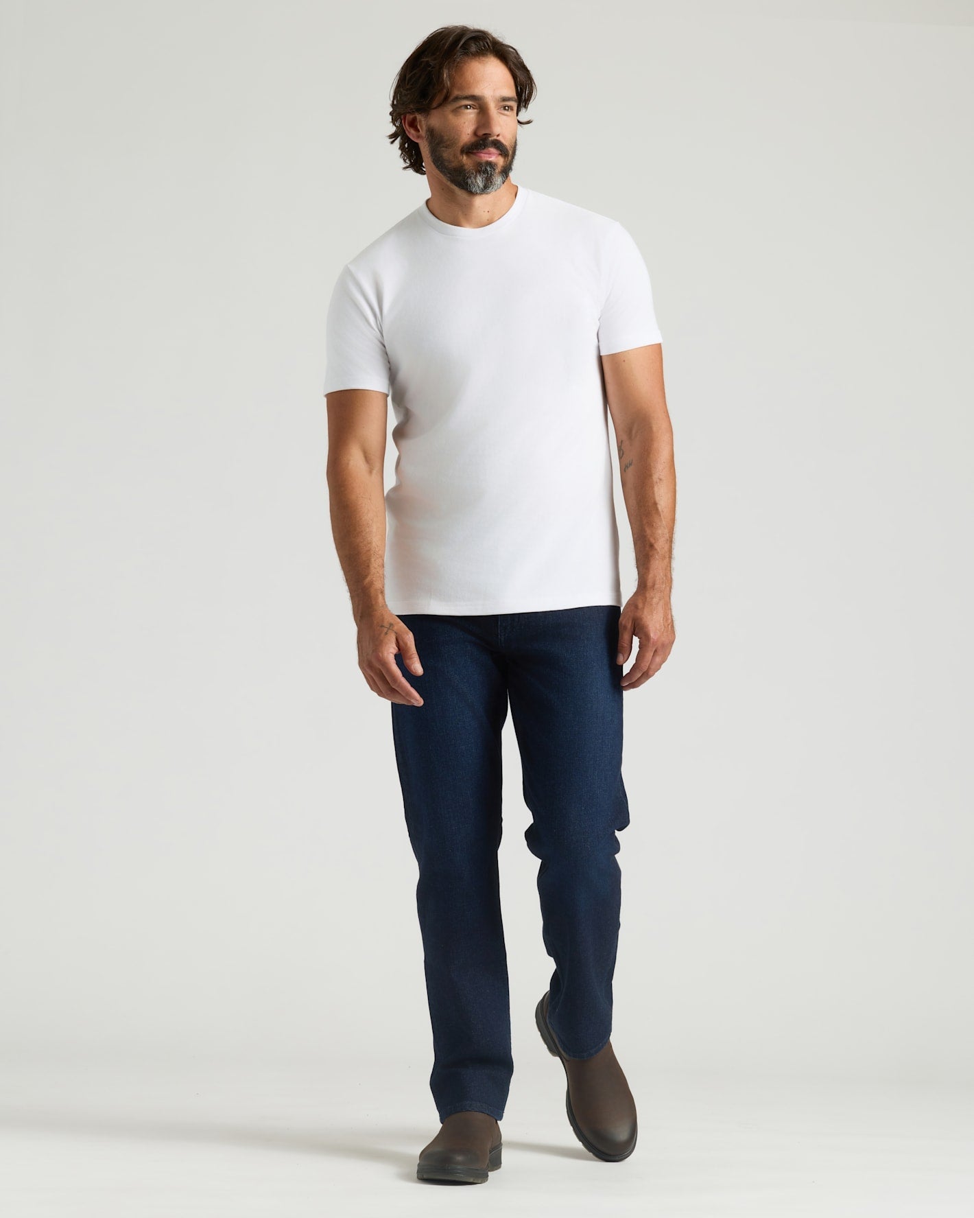 All White Heavyweight Crew 3-Pack