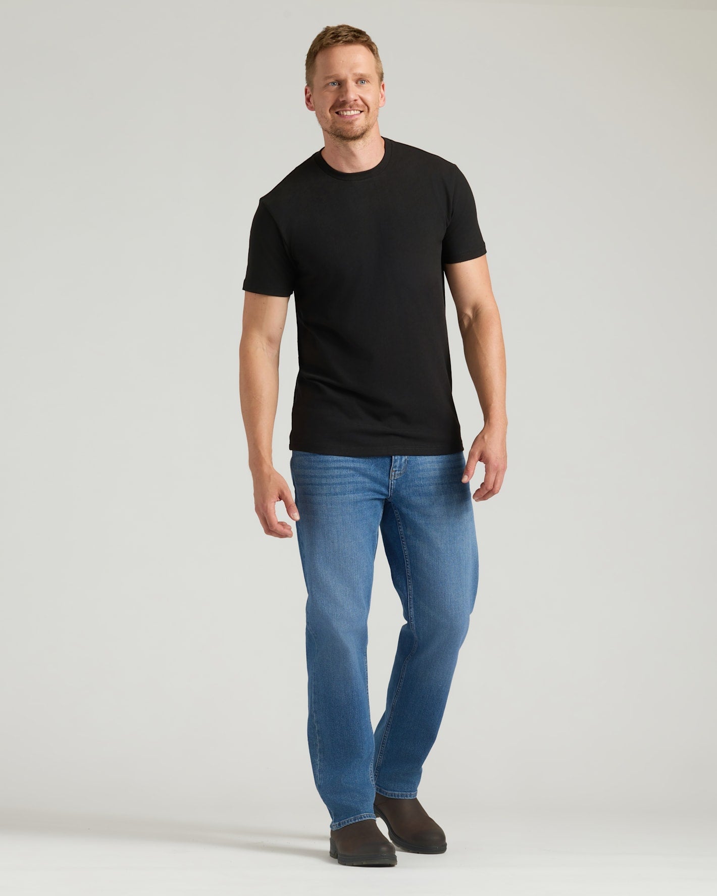 All Black Tall Heavyweight Crew 6-Pack